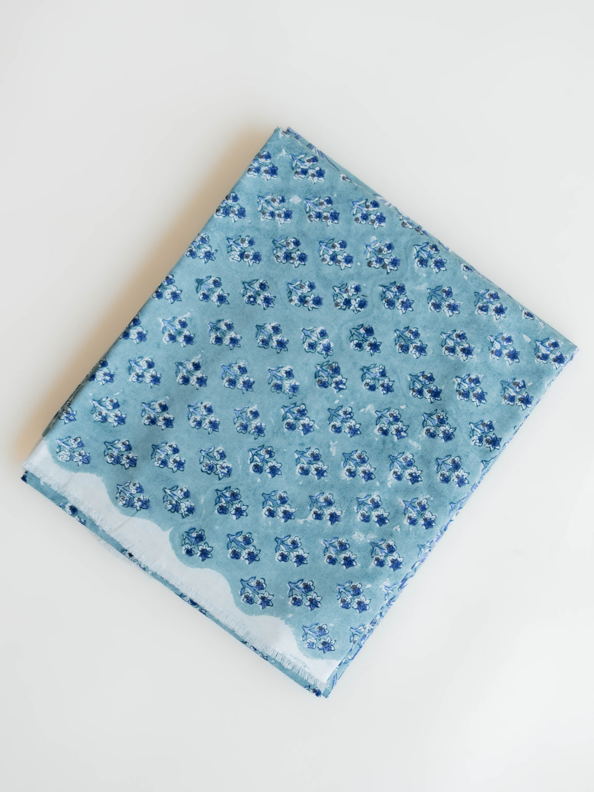 Leesha Cotton Block Printed Unstitched Suit Set - 3 Piece
