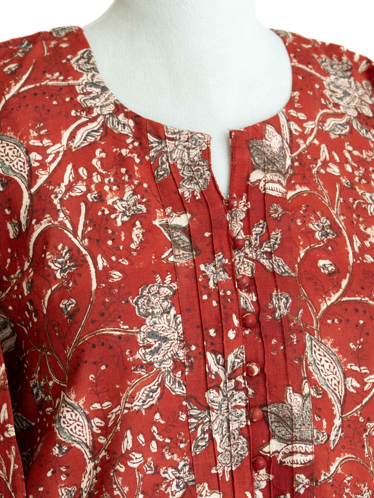 Heer Cotton slub printed straight Kurta