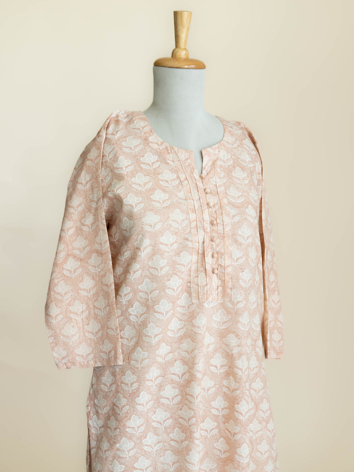 Jalna Cotton Block Printed Straight Kurta