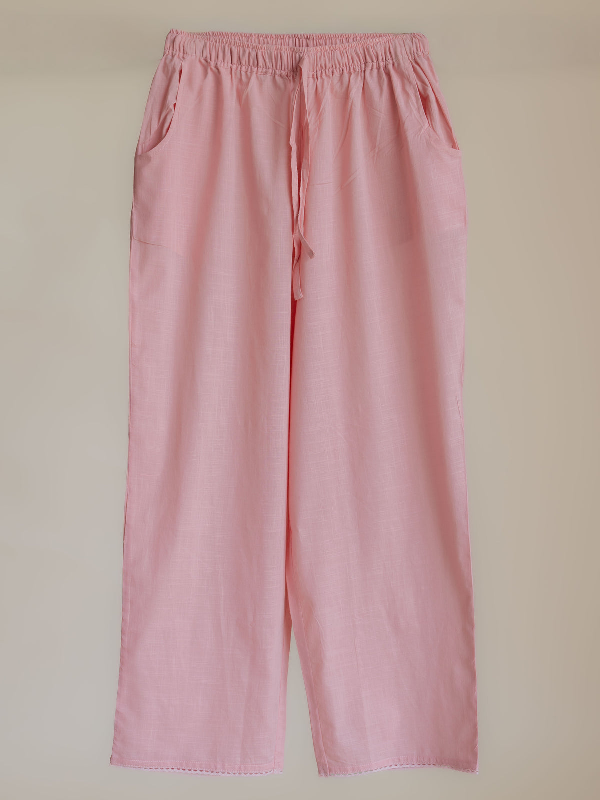 Akira Cotton Slub Embroidered A-Line Suit Set