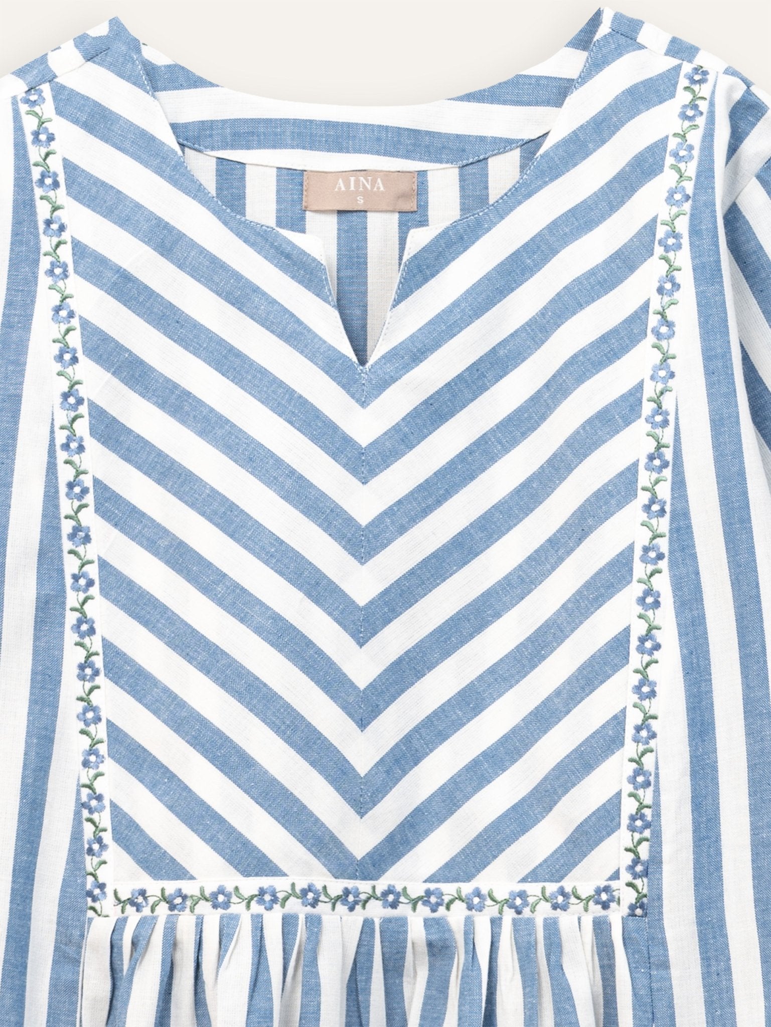 Adheena Cotton Handloom Embroidered A - Line Kurta - AINA