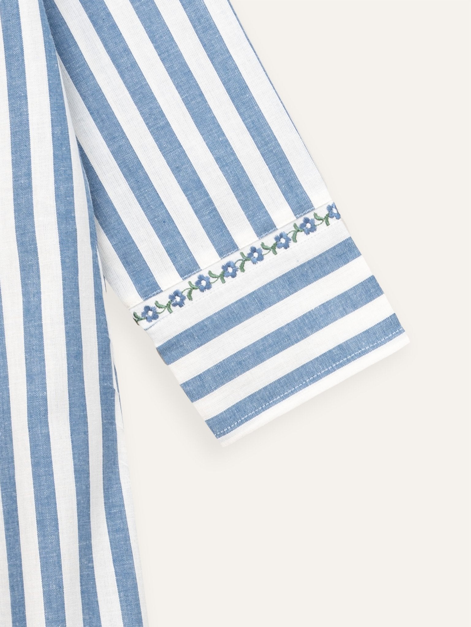 Adheena Cotton Handloom Embroidered A - Line Kurta - AINA