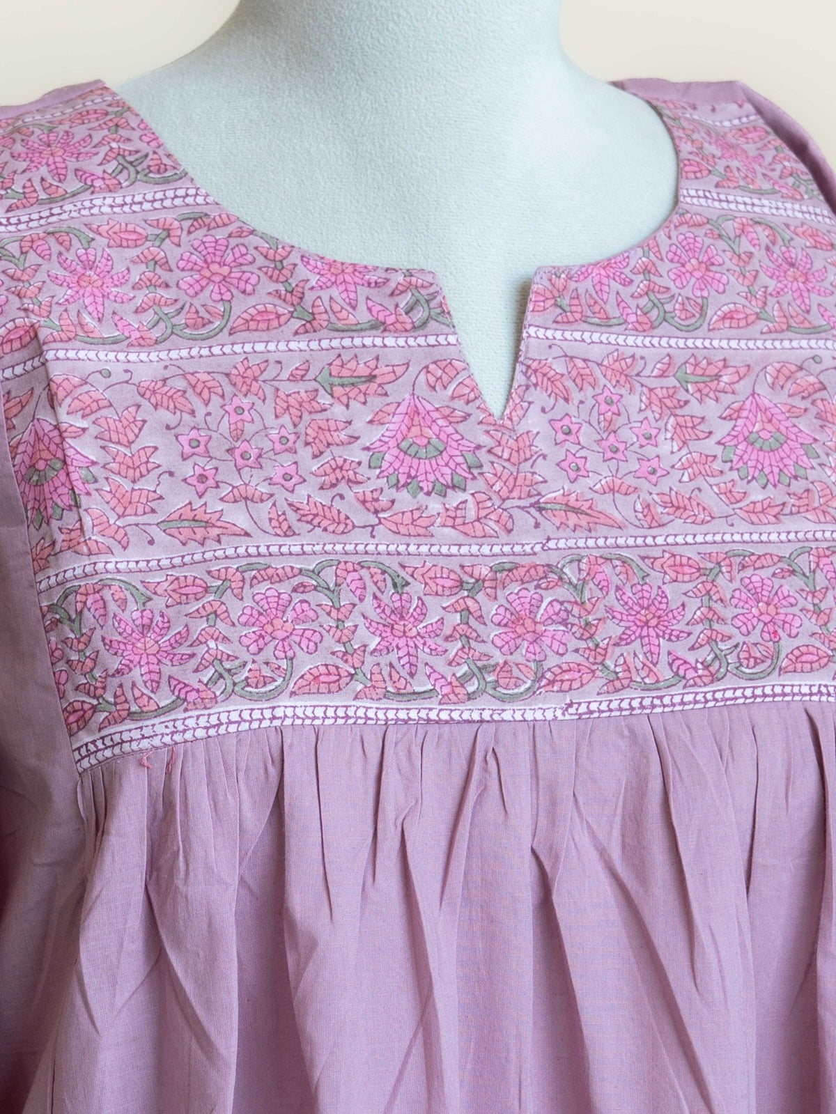 Airah Cotton Plain A-Line Kurta - AINA