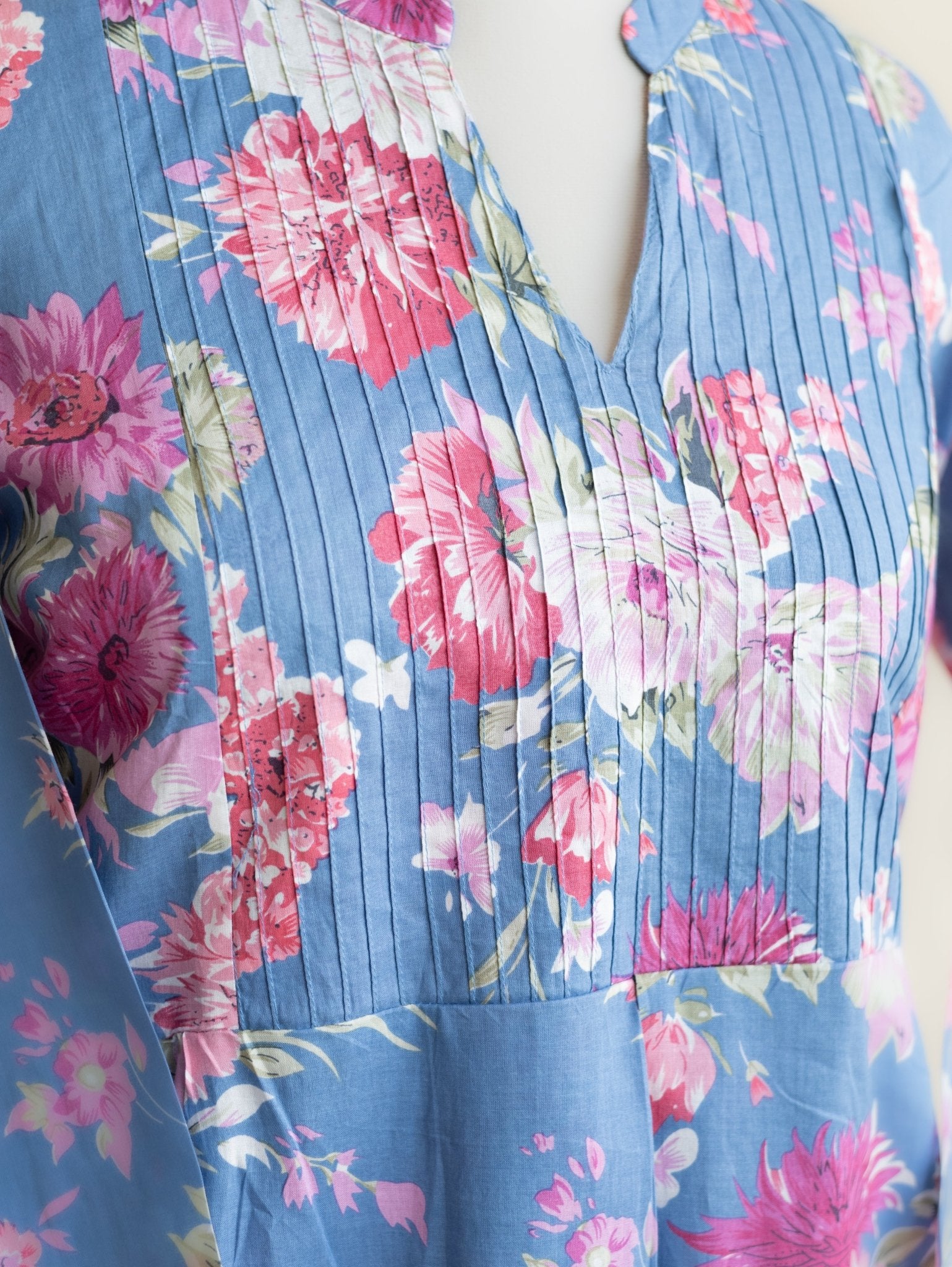 Akriti Cotton Printed A - Line Kurta - AINA