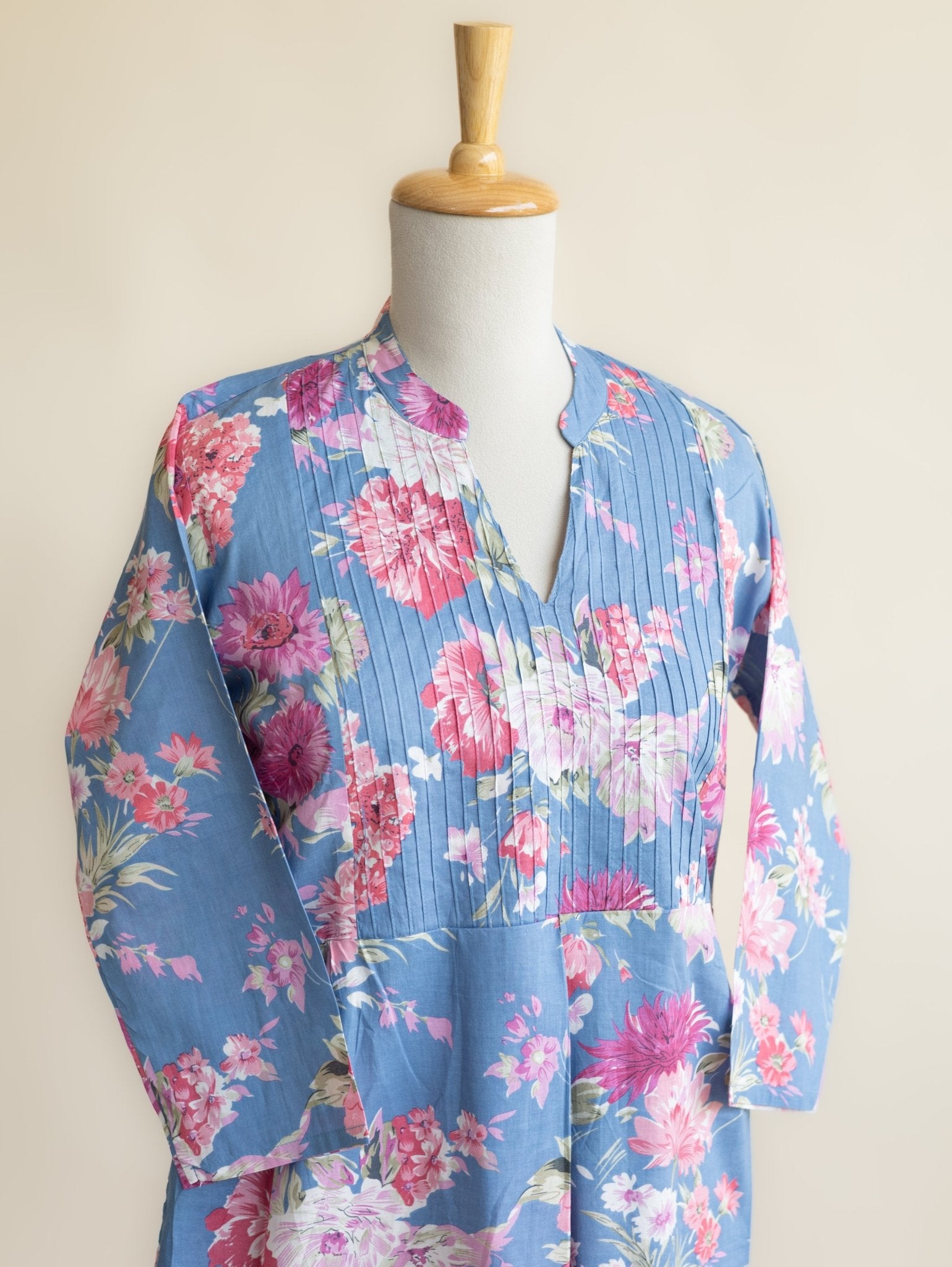 Akriti Cotton Printed A - Line Kurta - AINA