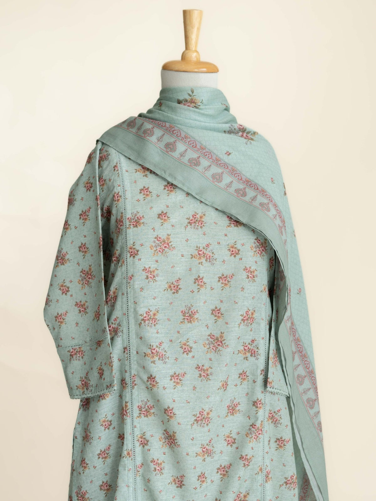 Alina Cotton Digital Printed Straight Suit Set - AINA