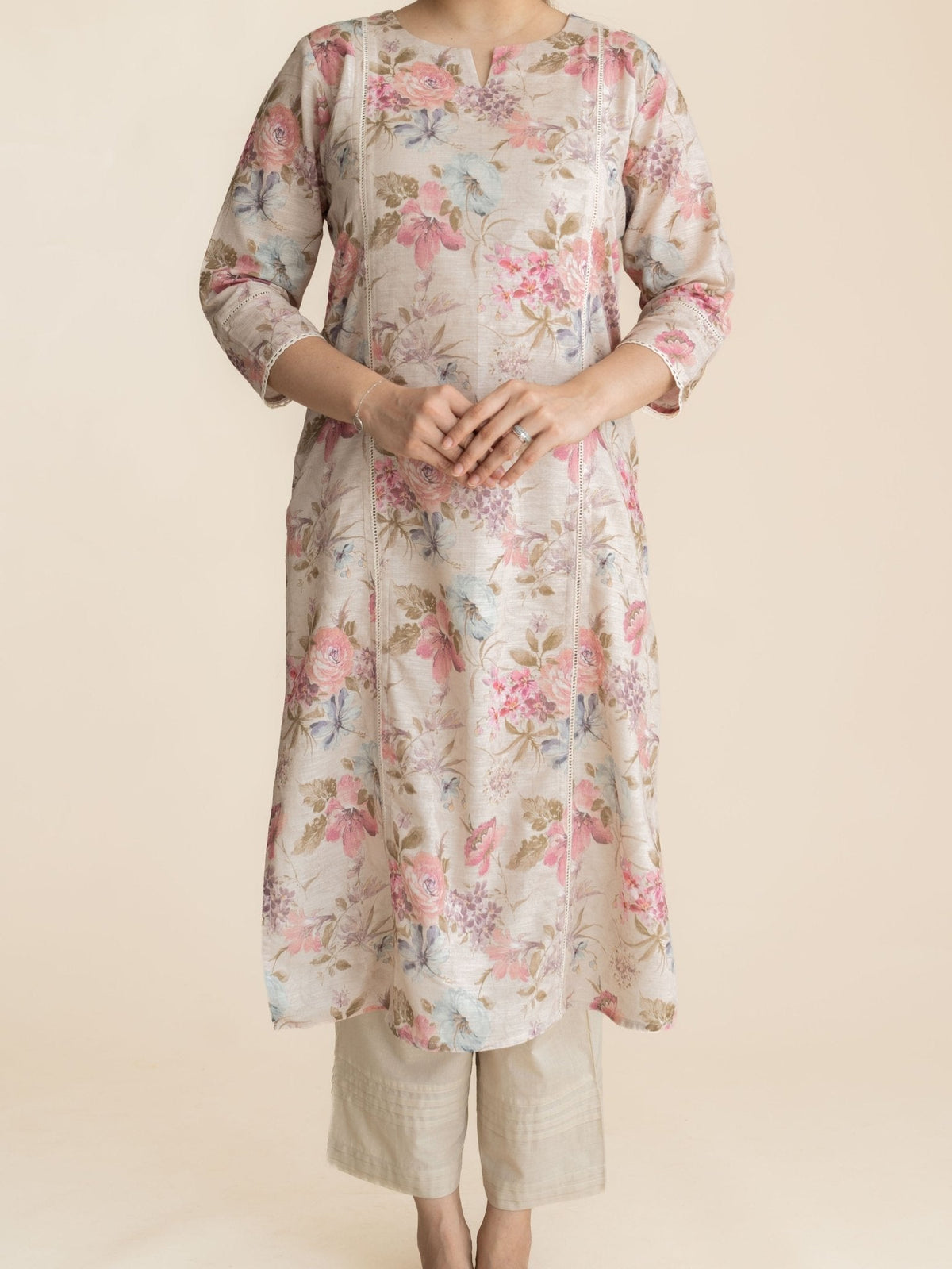 Alka Cotton Digital Printed Straight 2 Piece Set - AINA