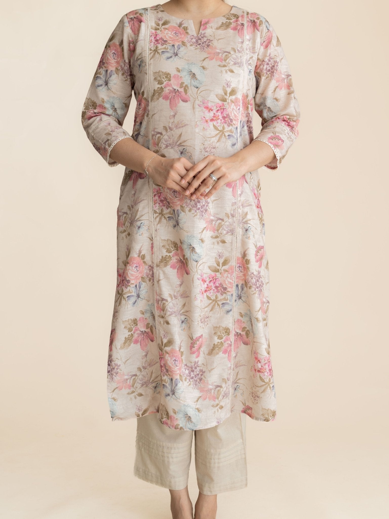 Alka Cotton Digital Printed Straight Suit Set - AINA