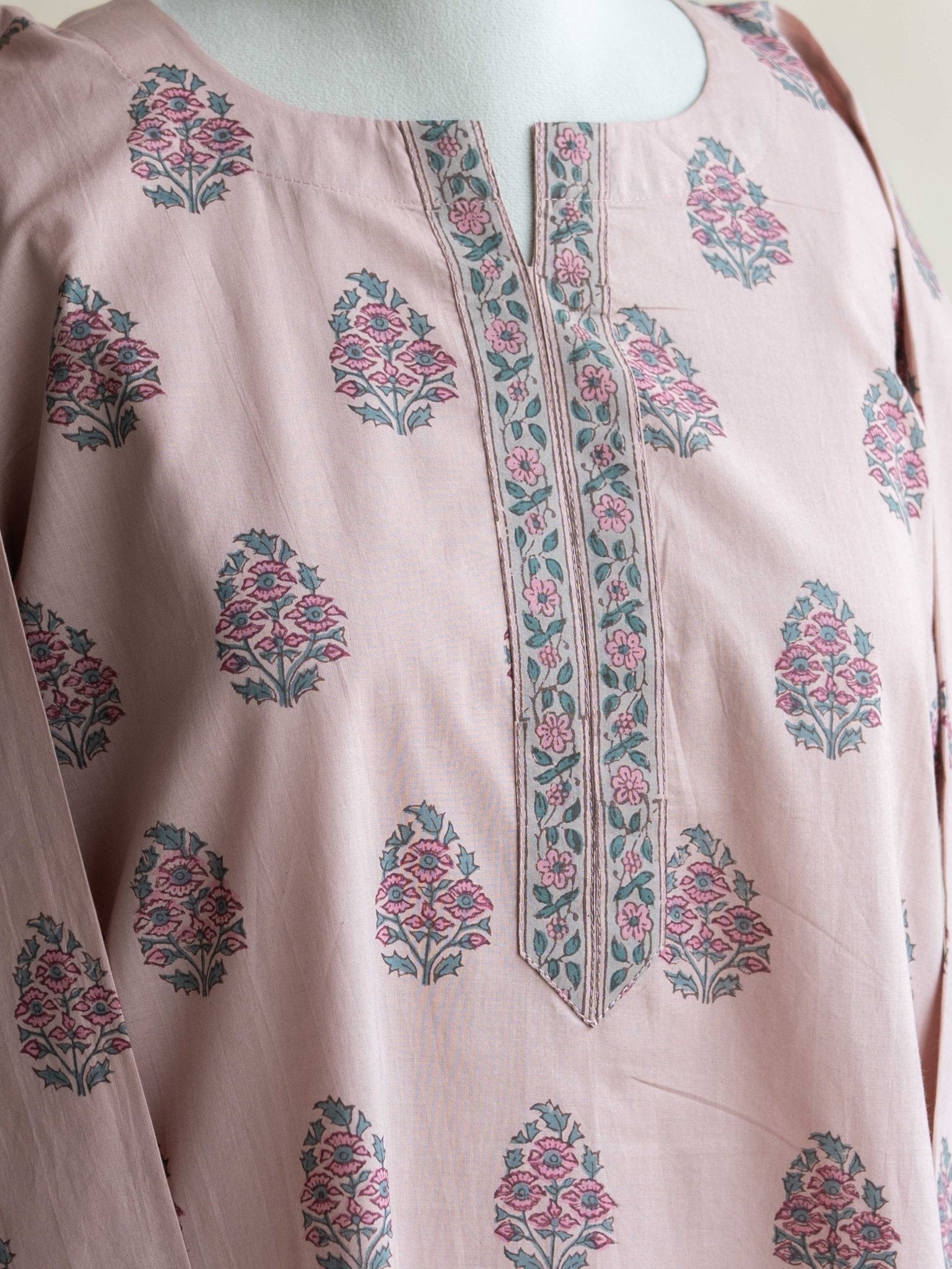 Anaya Cotton Block Printed Kurta Set - AINA