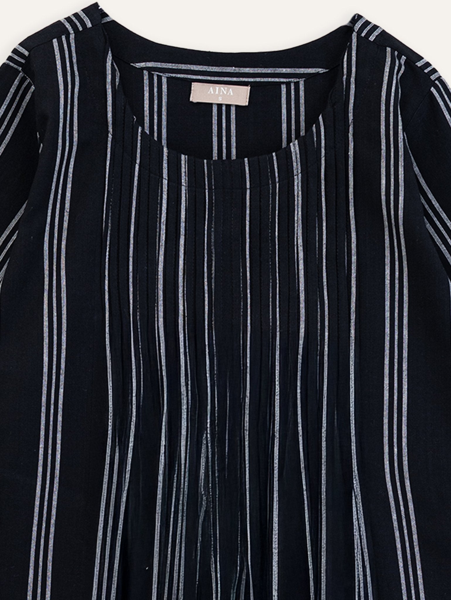 Aneesa Cotton Handloom Embroidered A - Line Kurta - AINA