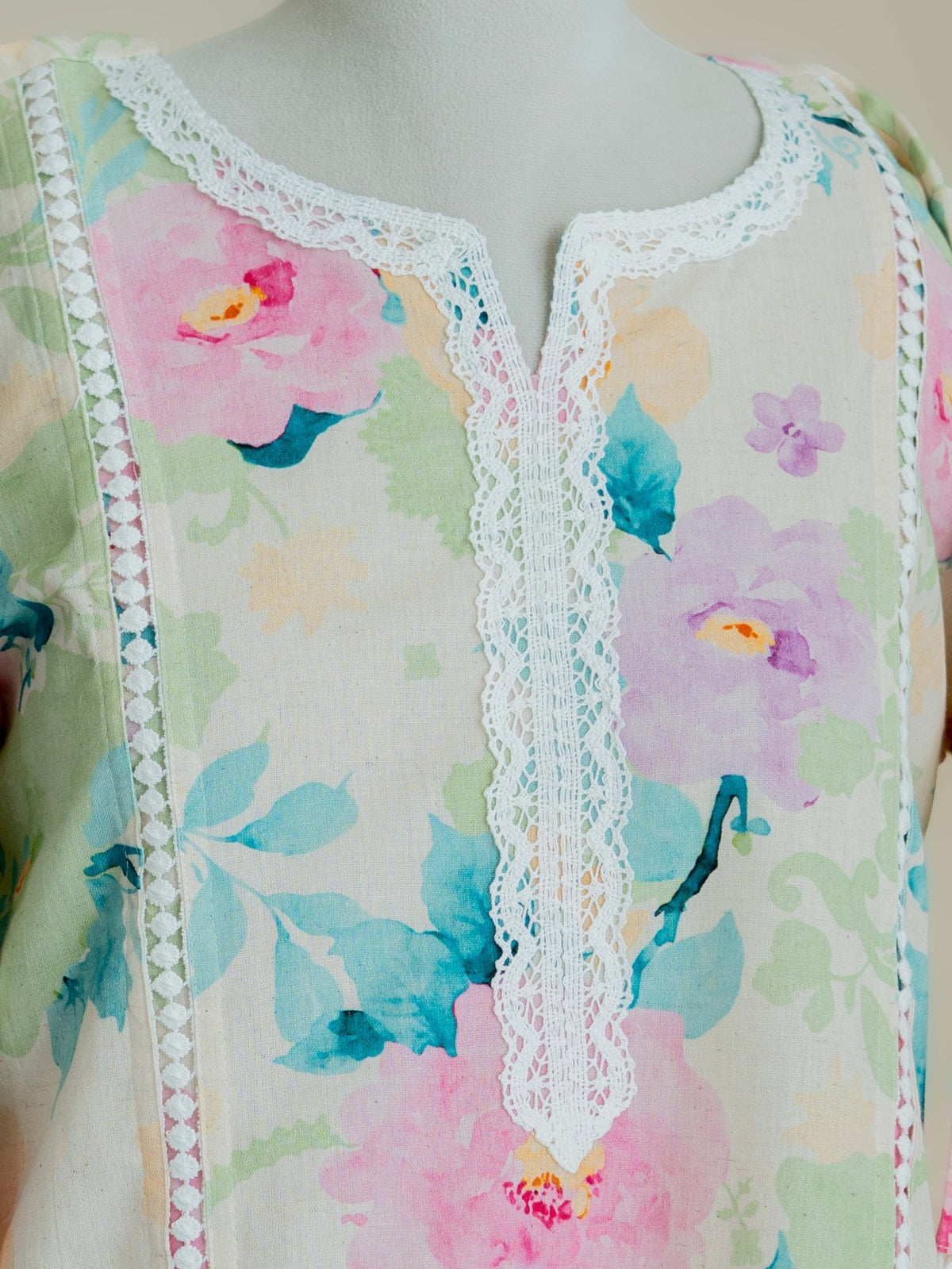 Anmaya Cotton Digital Printed Straight Kurta - AINA