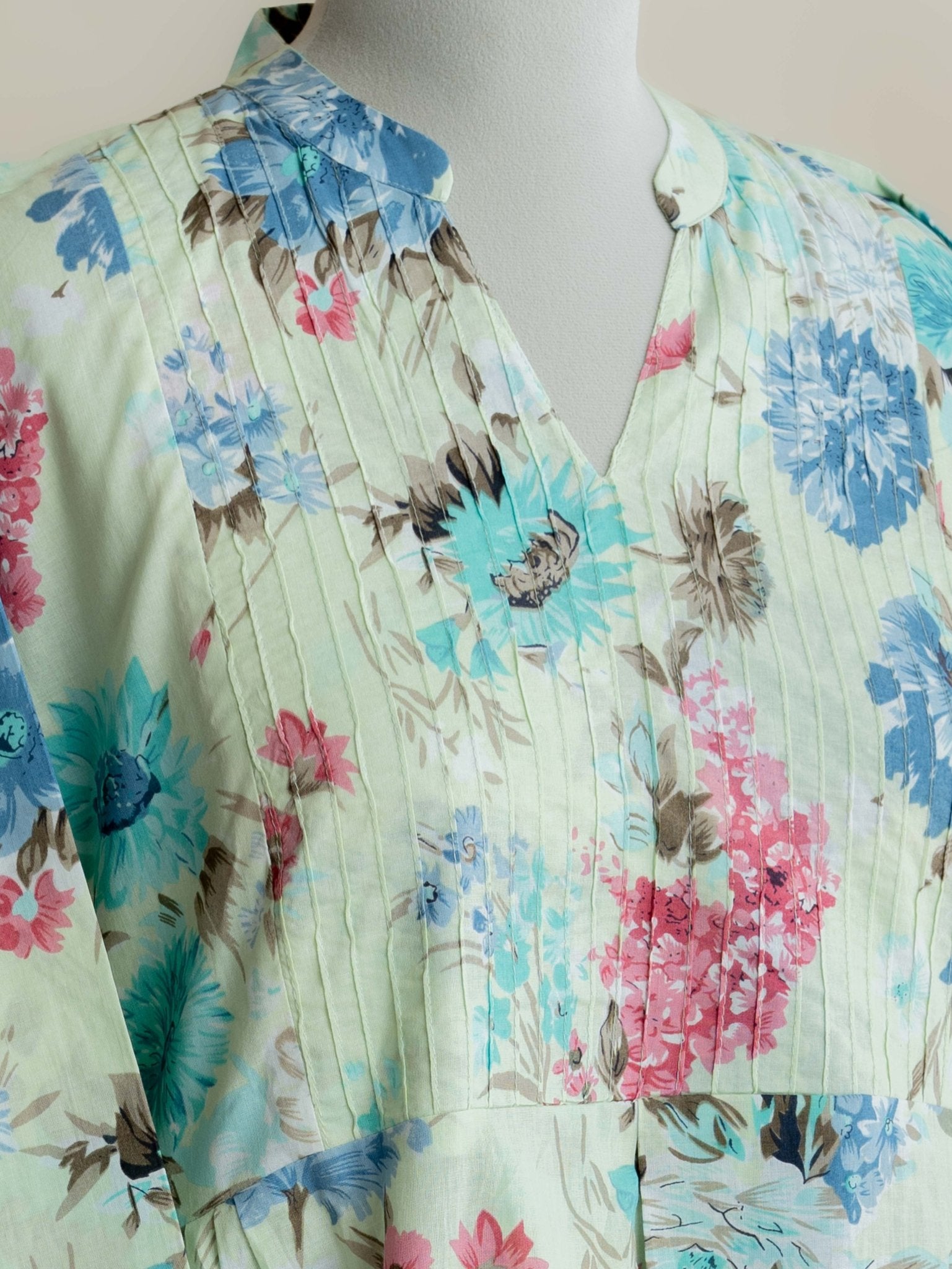 Apurva Cotton Printed A - Line Kurta - AINA