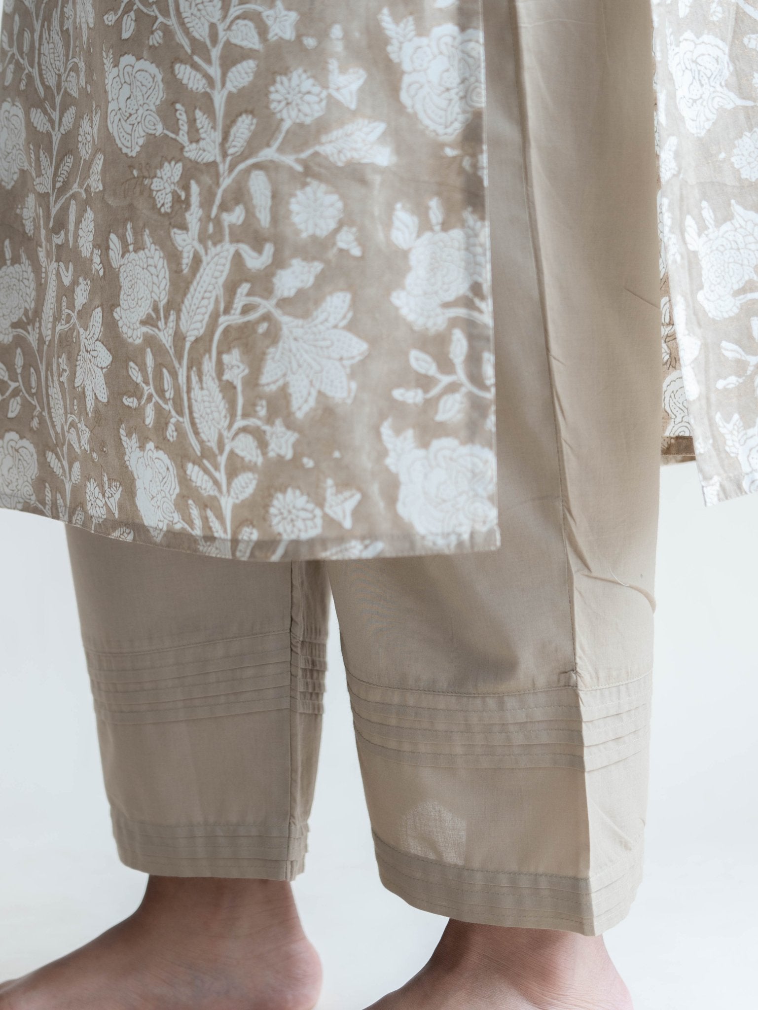 Armah Cotton Block Printed Straight Suit Set - AINA