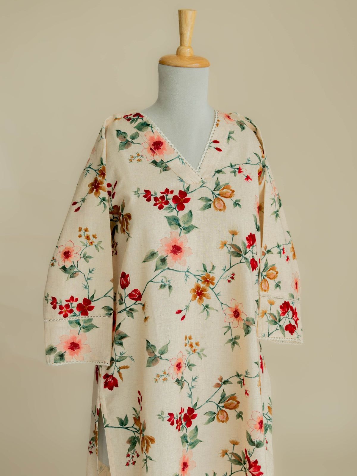 Arshima Cotton Digital Printed Straight Kurta - AINA