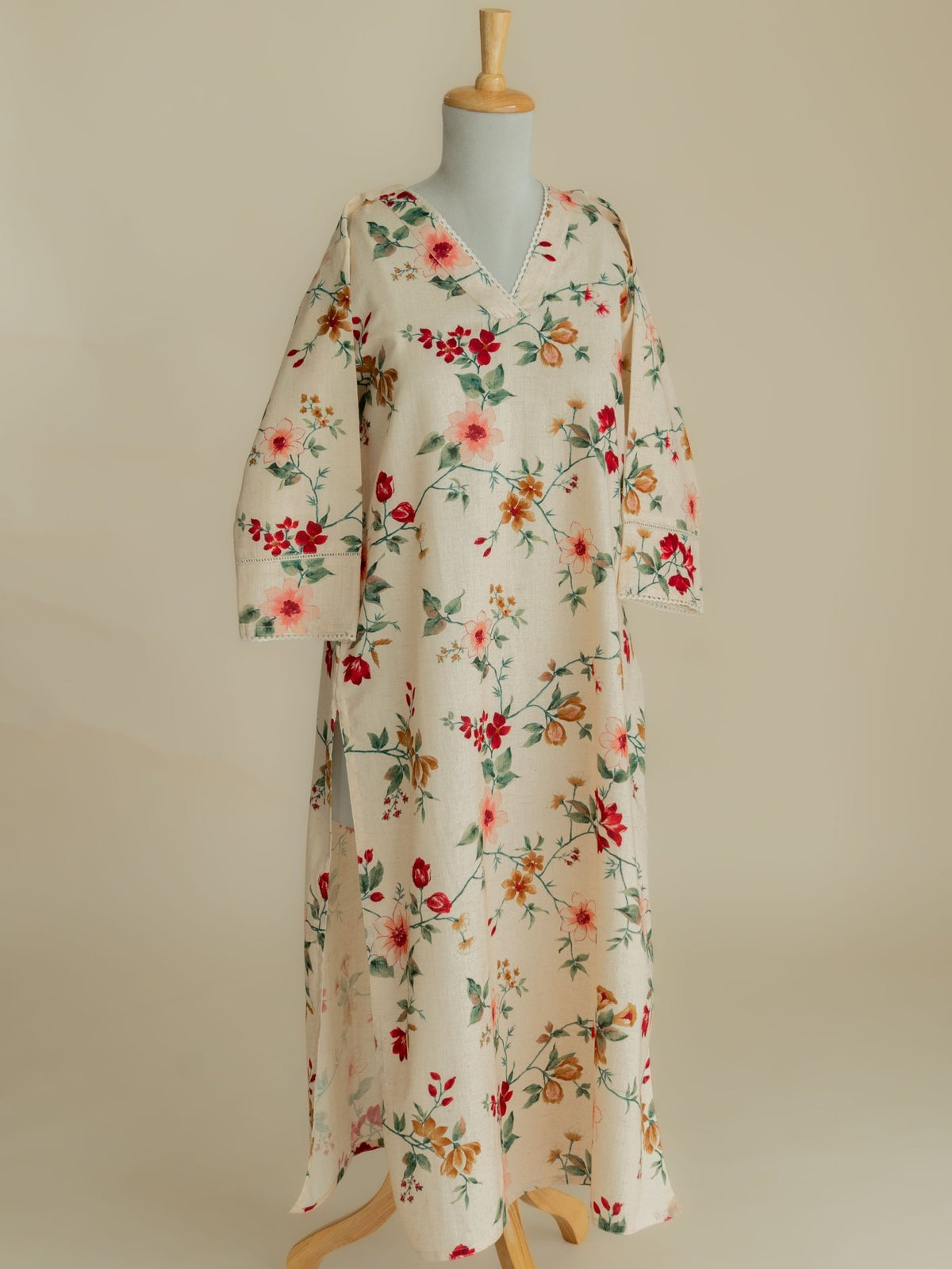 Arshima Cotton Digital Printed Straight Kurta - AINA