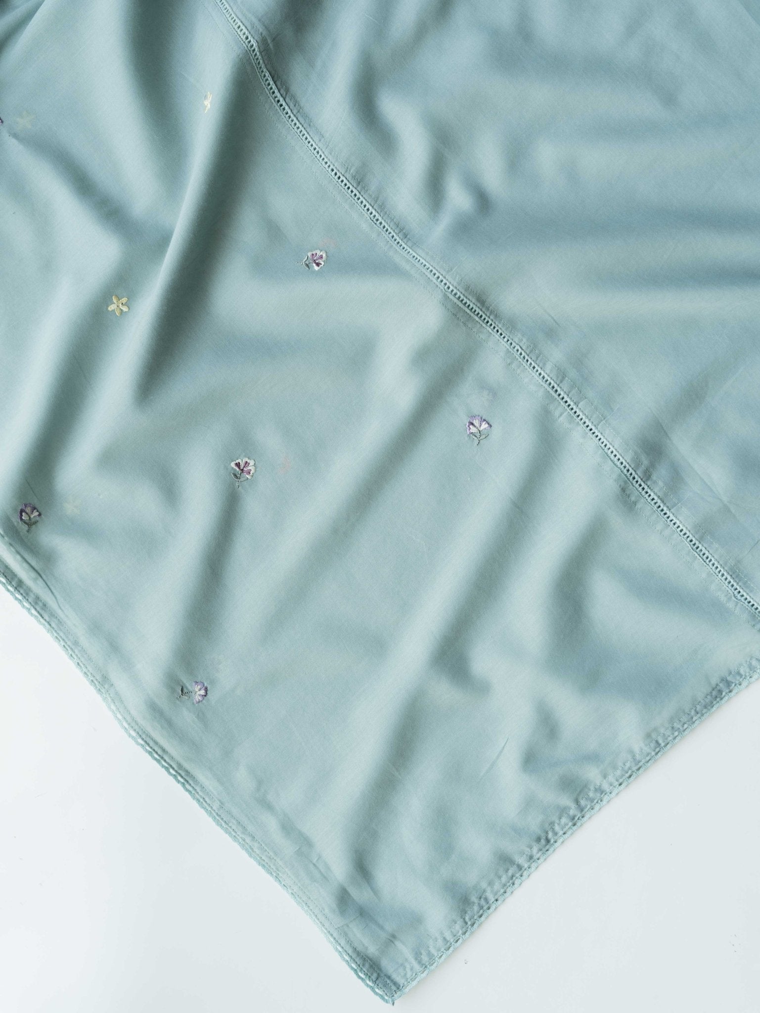 Avmi Cotton Embroidered A - Line Suit Set - AINA