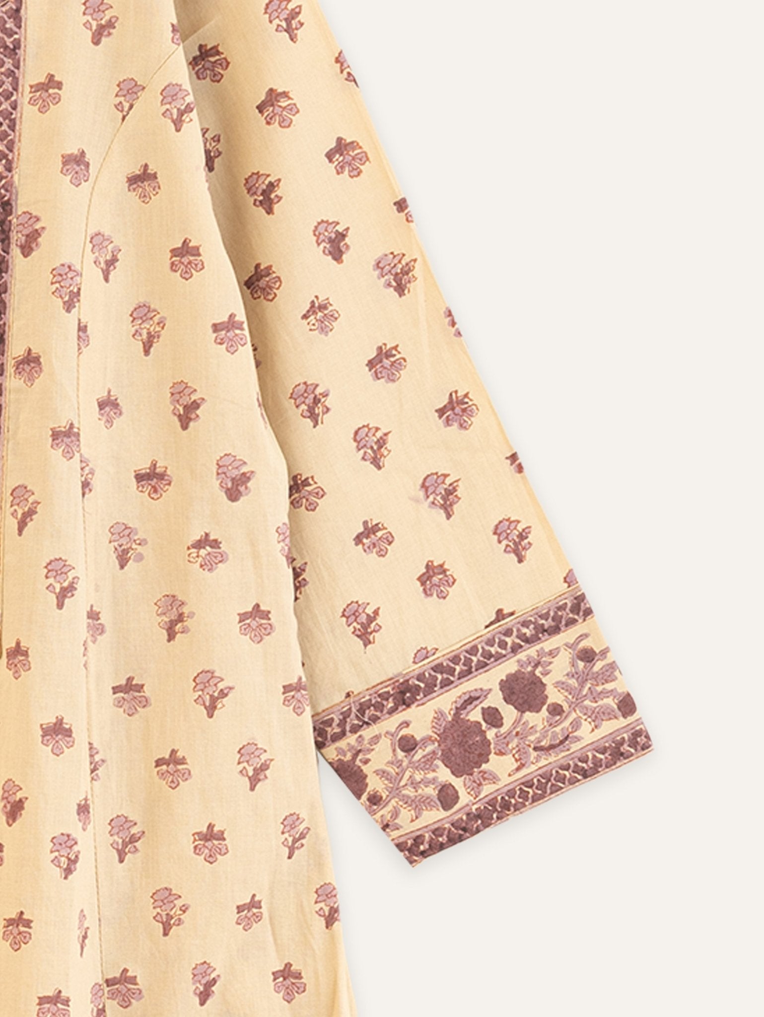 Bhavnit Cotton Block Printed A - Line Kurta - AINA