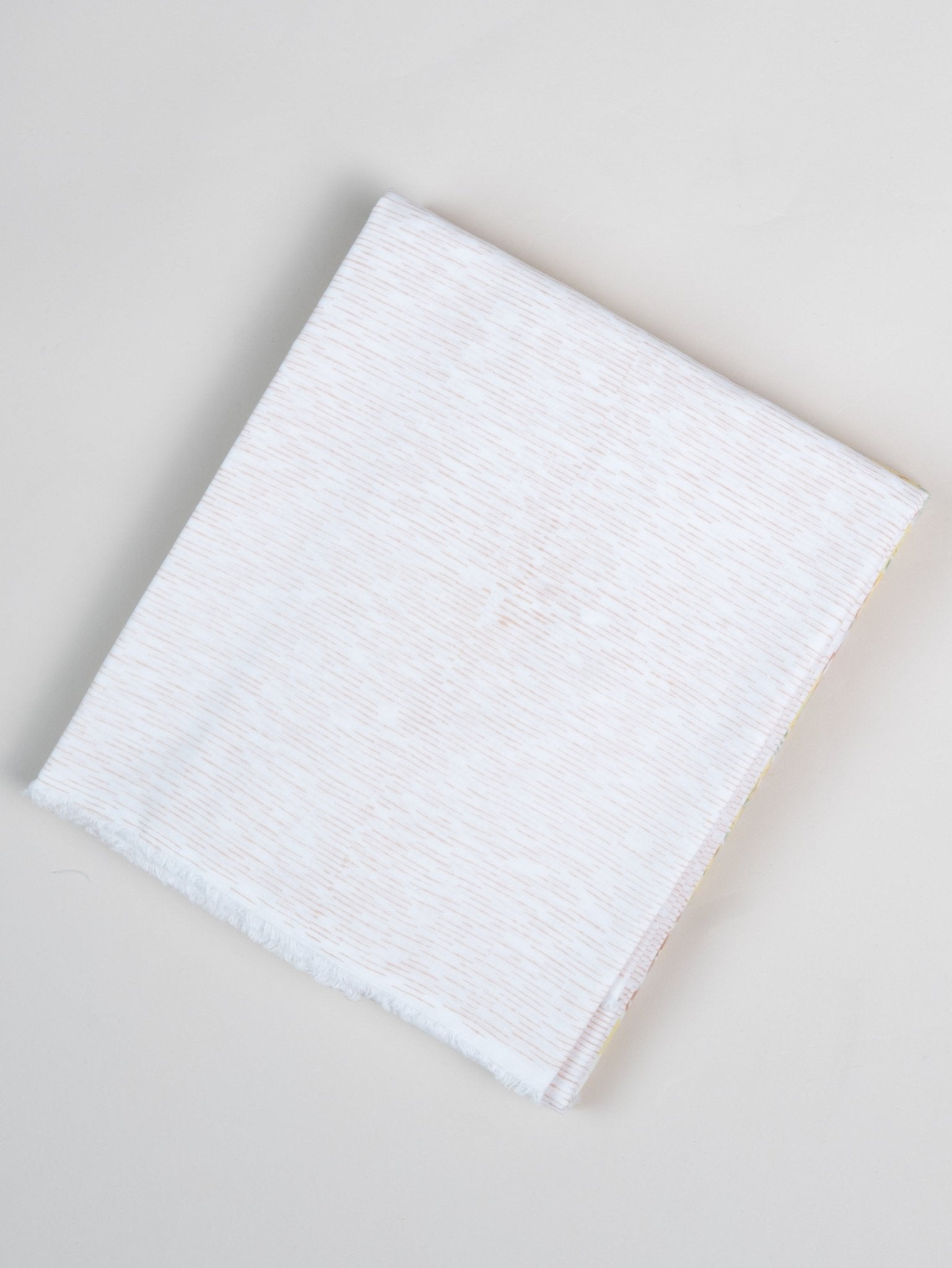 Cotton Block Printed Unstitched Suit Set - 3 Piece - AINA