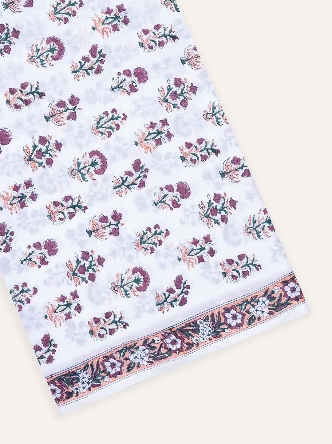 Cotton Hand Block Print Fabric - AINA