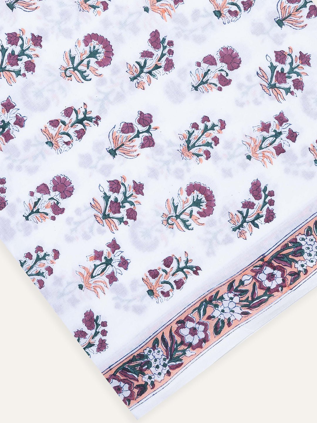 Cotton Hand Block Print Fabric - AINA