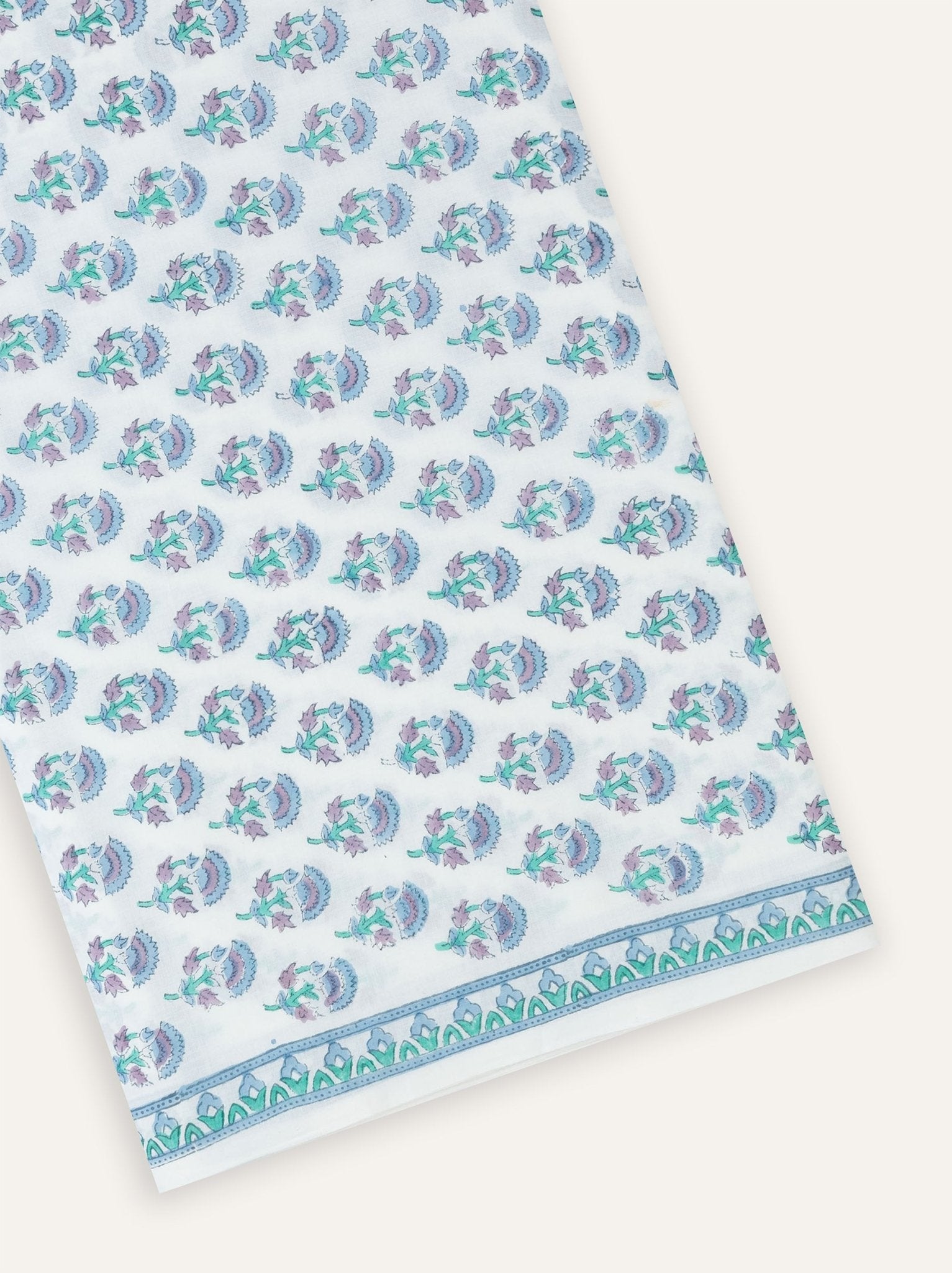 Cotton Hand Block Print Fabric - AINA