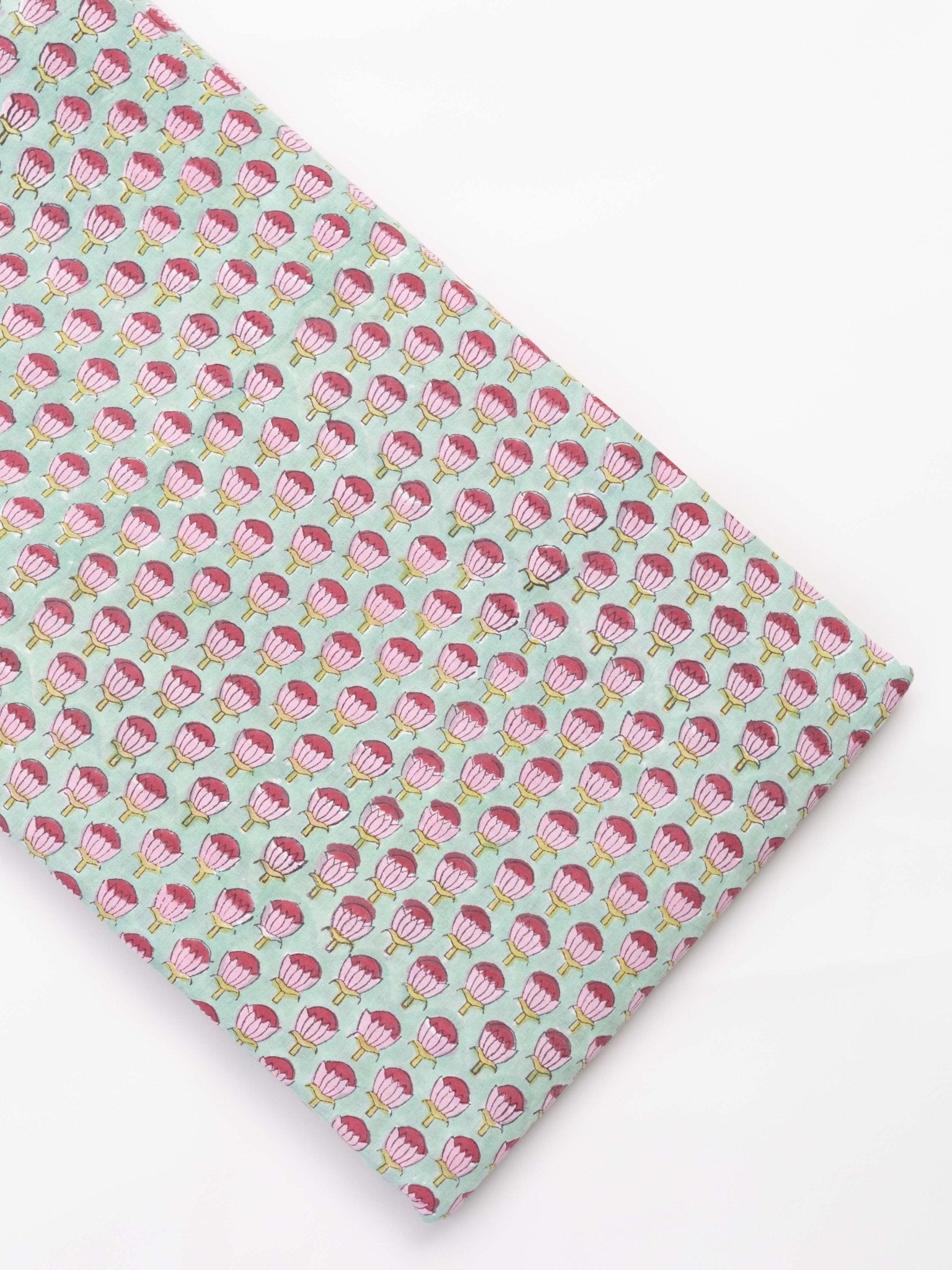 Cotton Hand Block Print Fabric - AINA