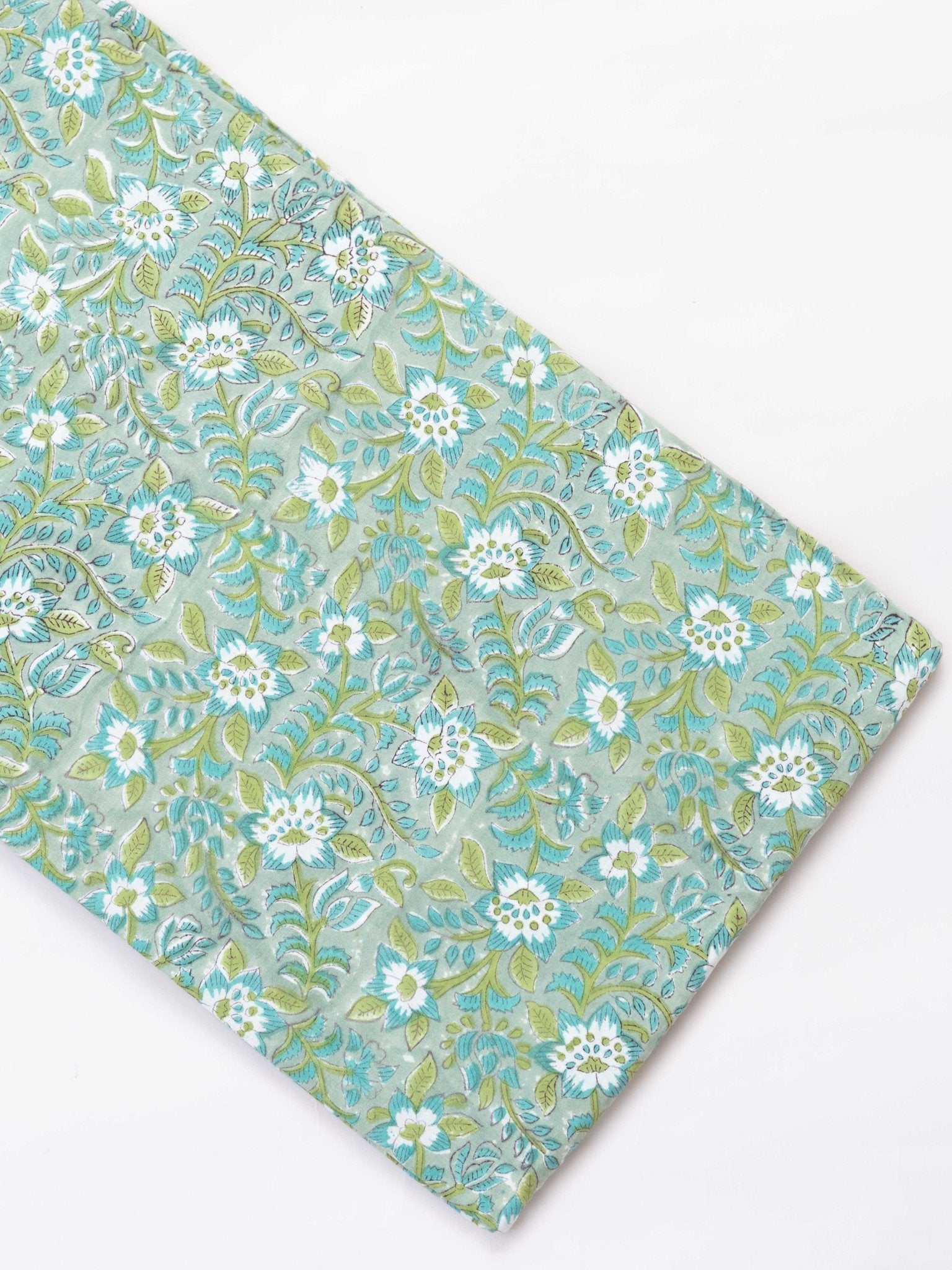 Cotton Hand Block Print Fabric - AINA