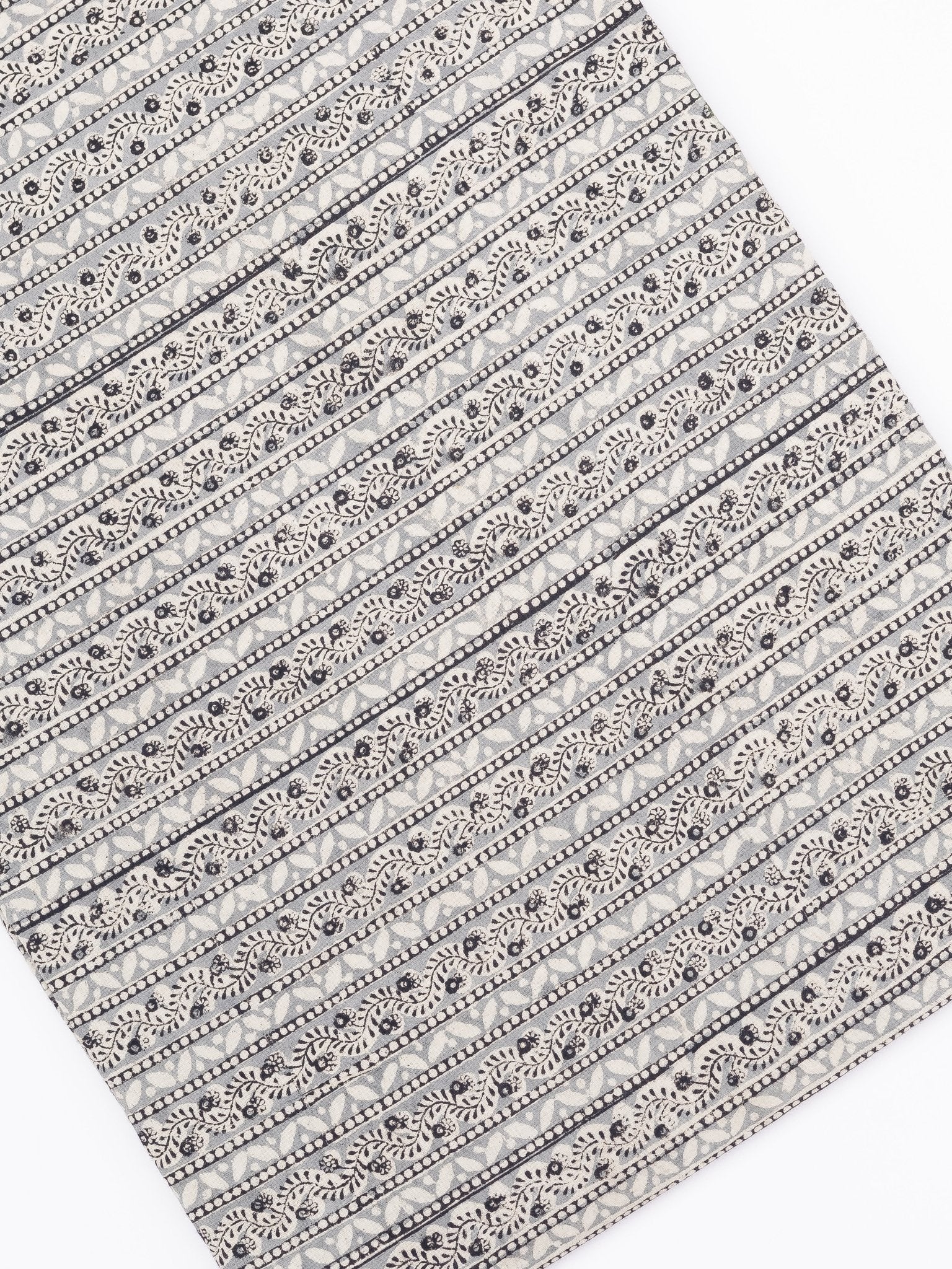 Cotton Kalamkari Block Print Fabric - AINA