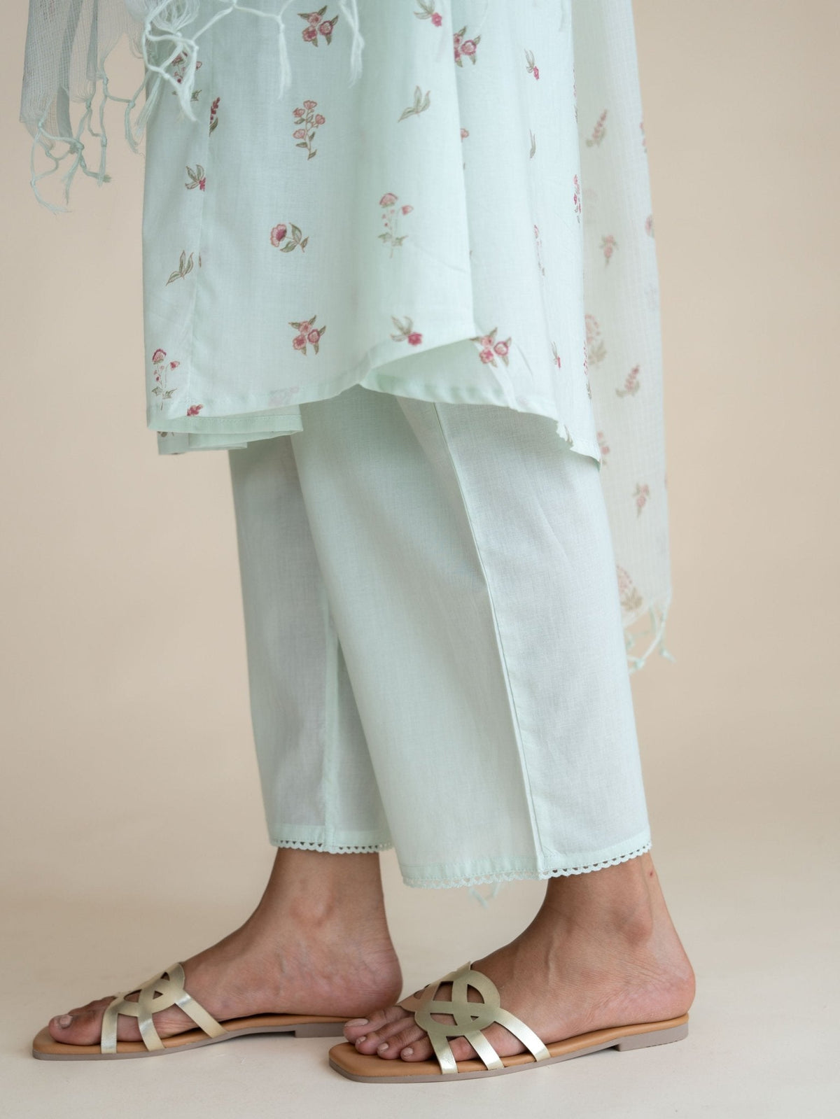 Cotton Palazzo Pant - AINA