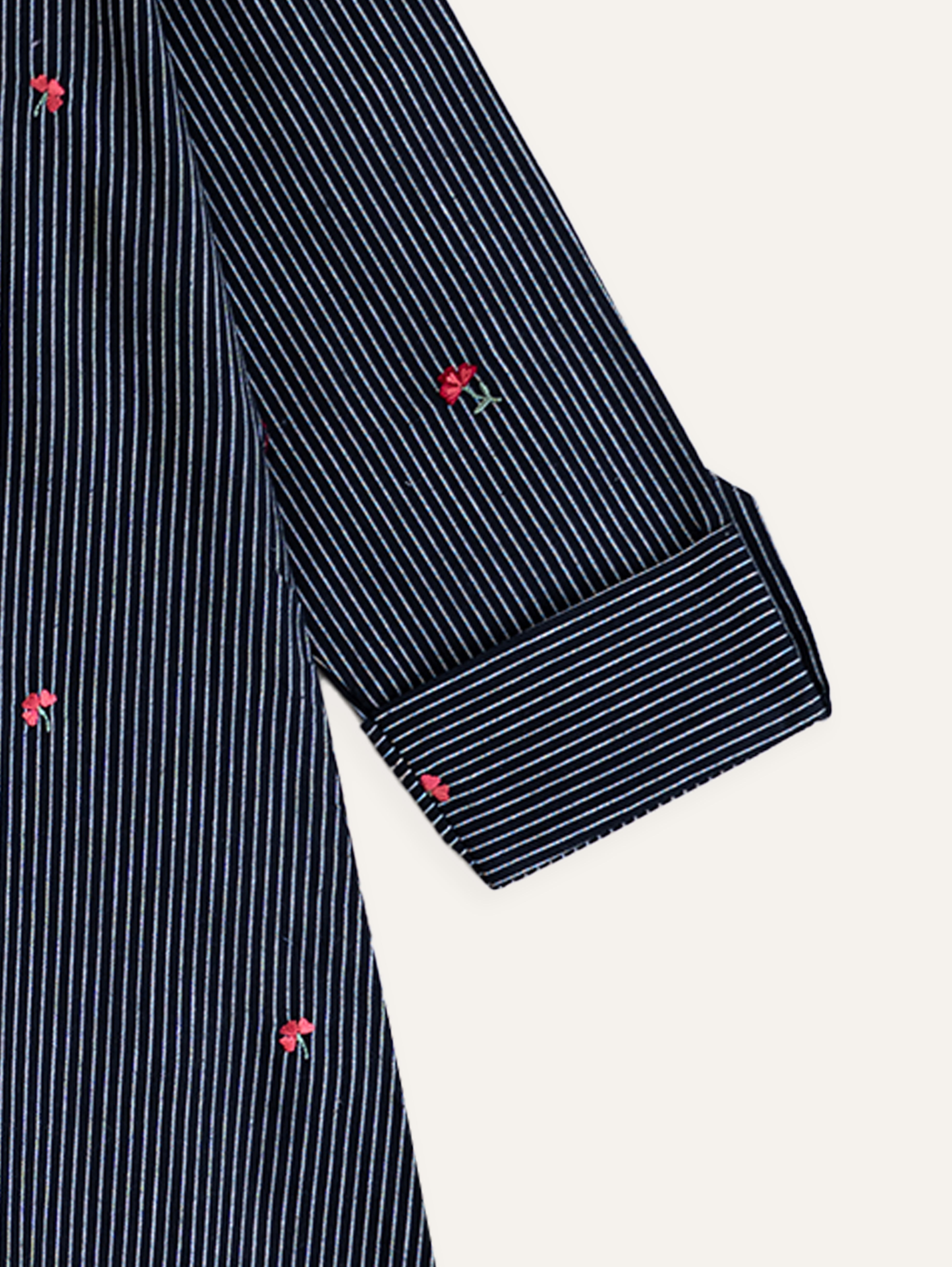 Marwa Cotton Handloom Embroidered A-Line Kurta