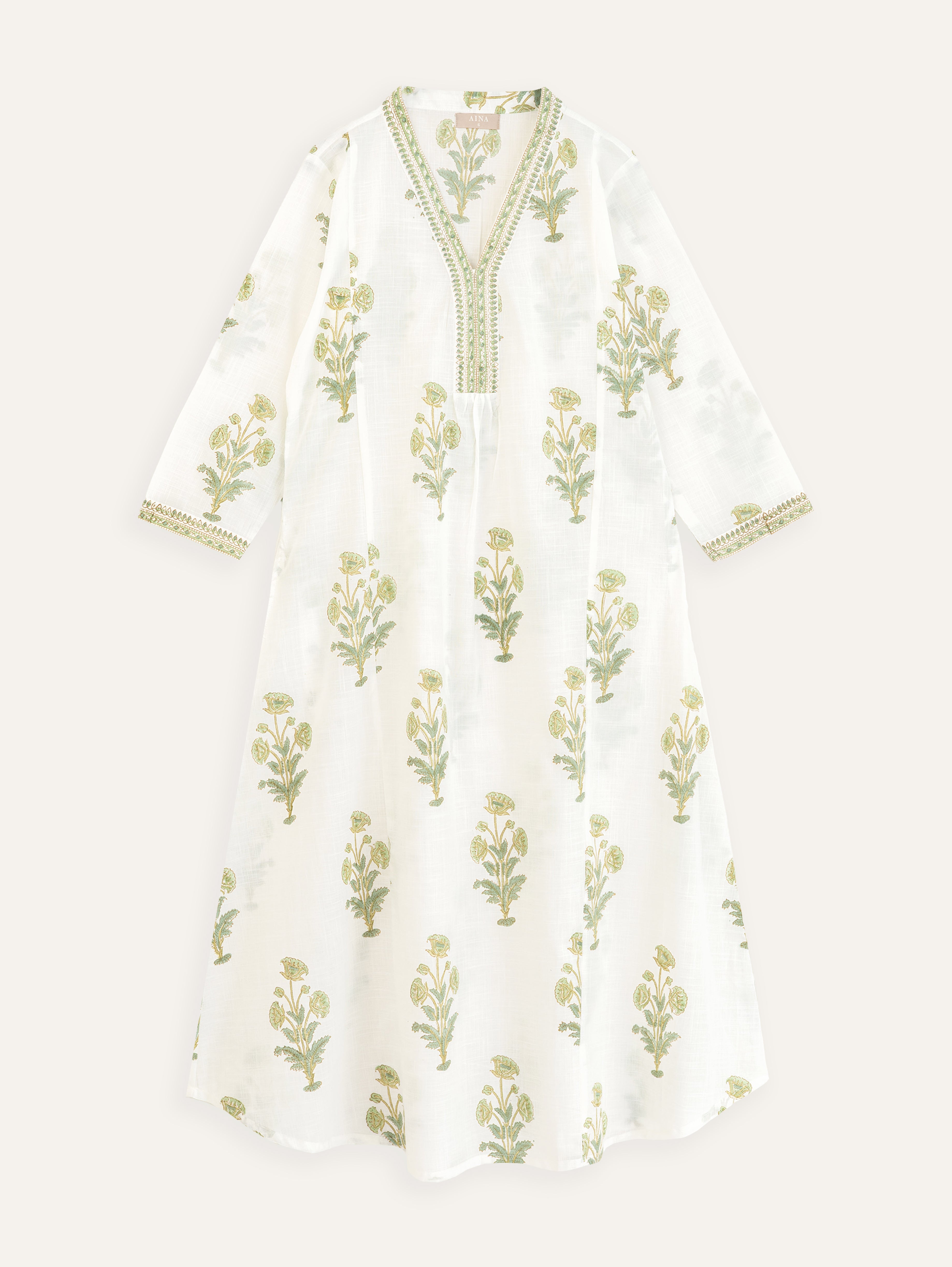 Lahza Cotton Slub A Line Kurta