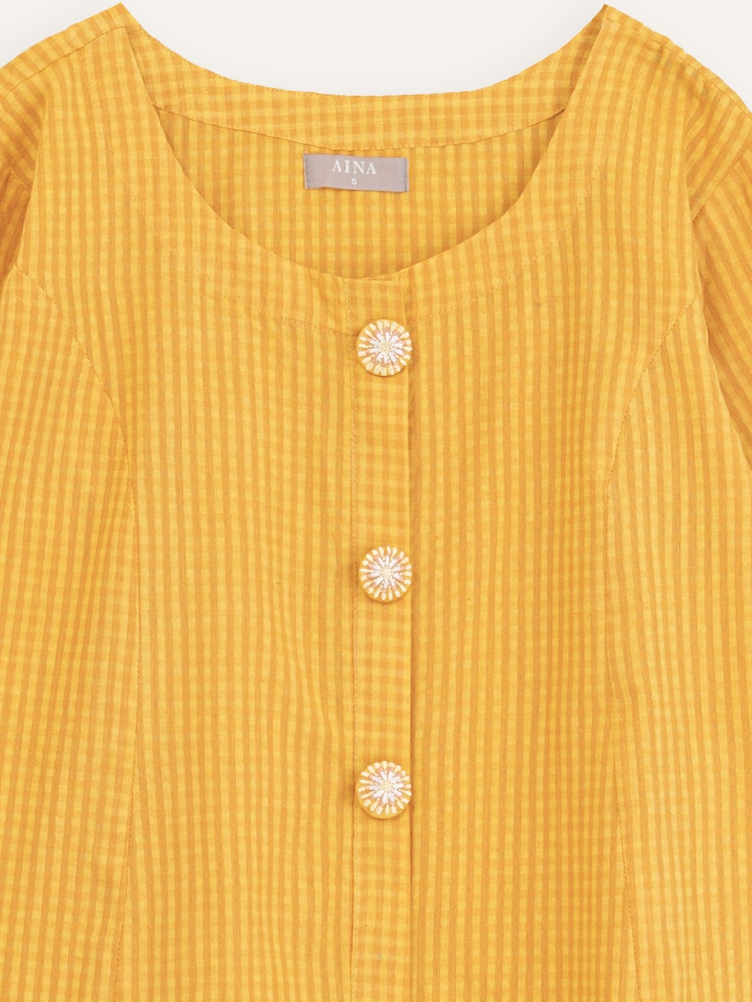 Diya Cotton Handloom A - Line Kurta - AINA