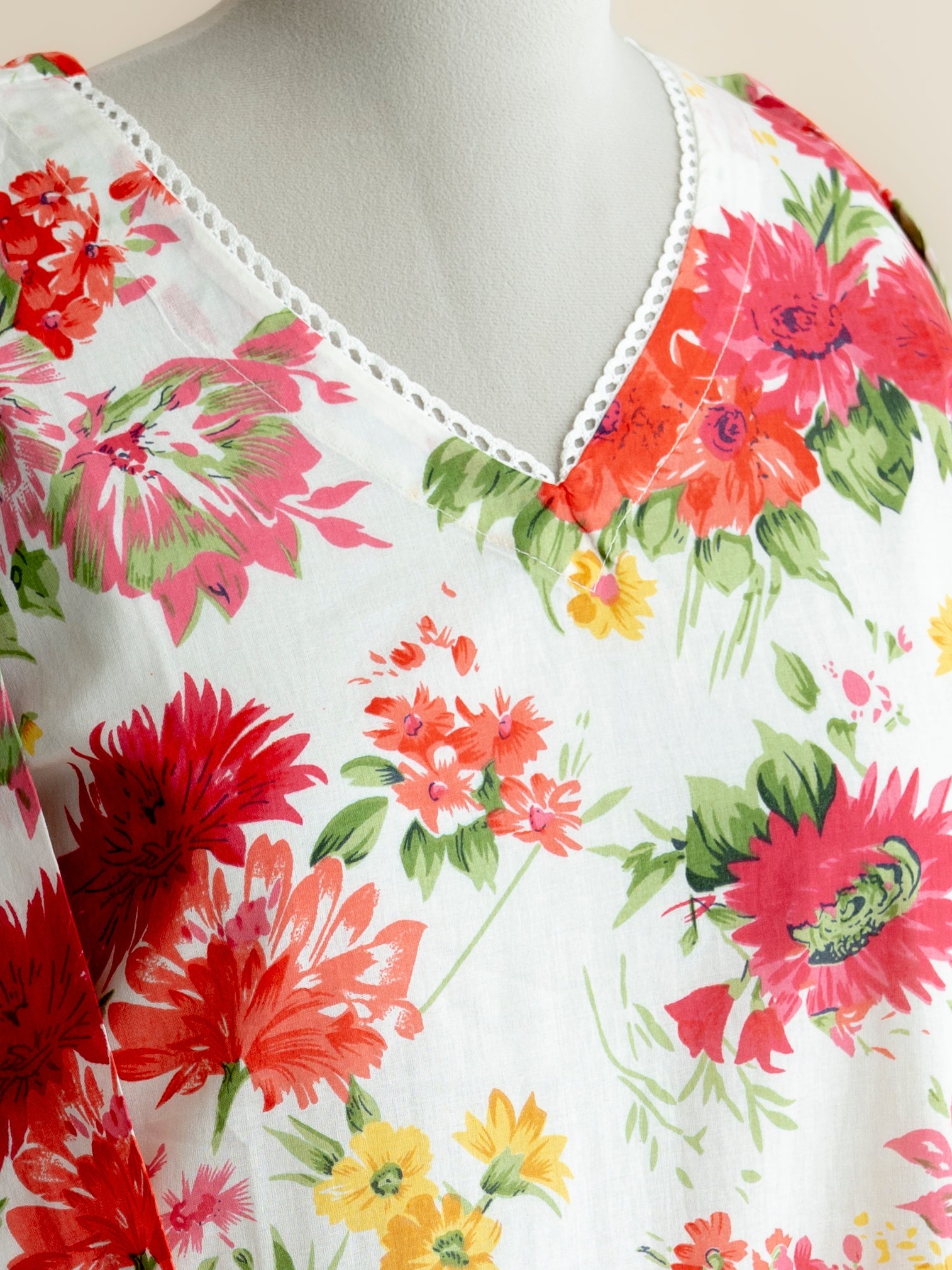 Eliza Cotton Printed Straight Kurta - AINA