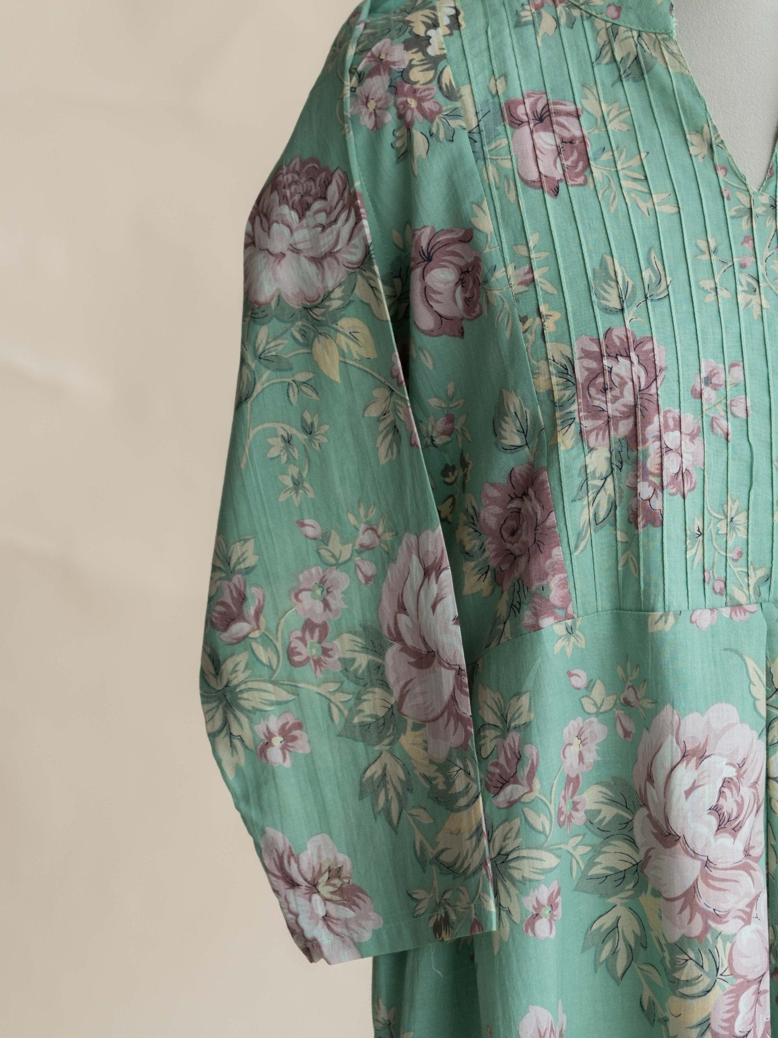 Fida Cotton Printed A - Line Kurta - AINA
