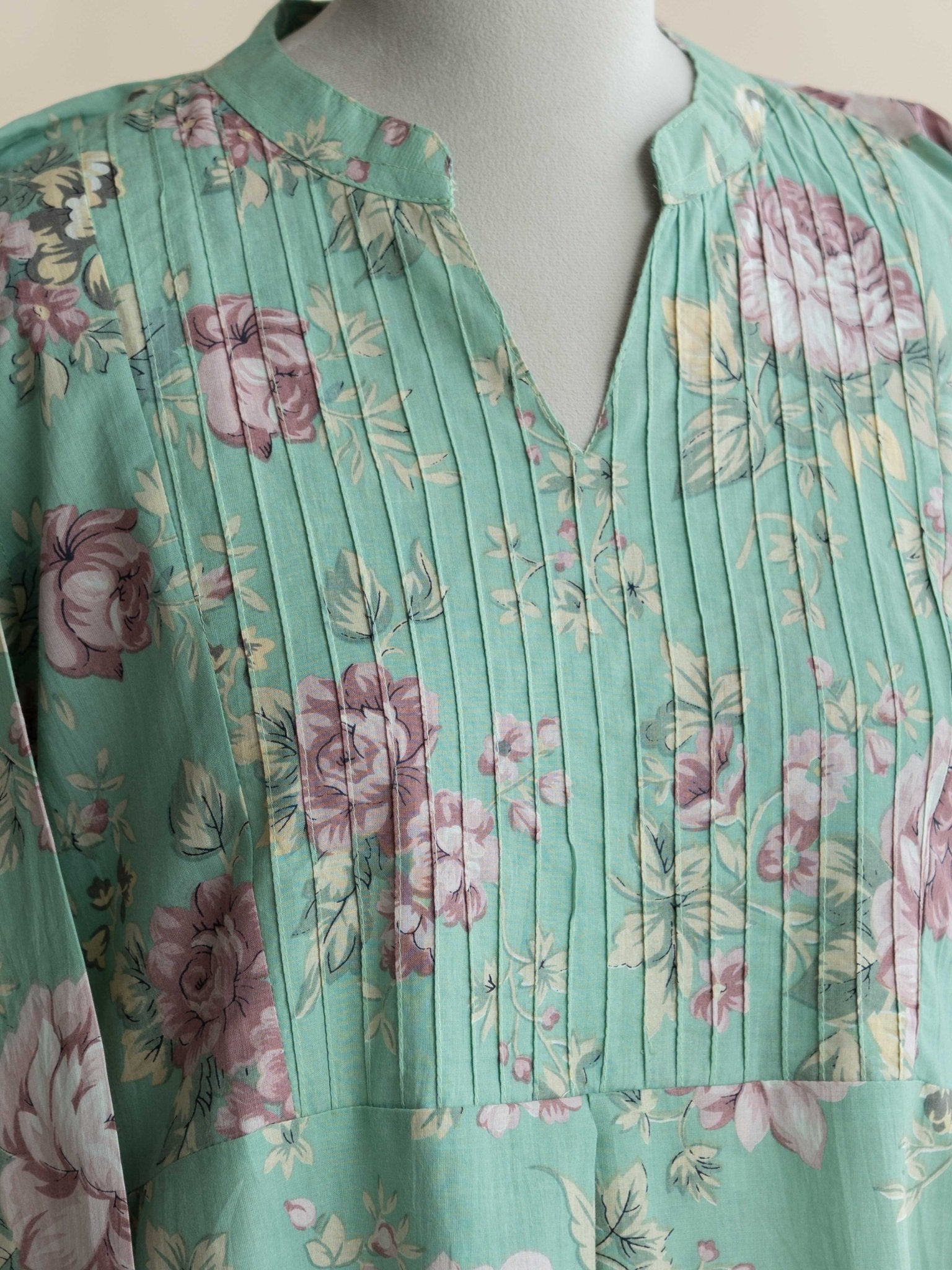 Fida Cotton Printed A - Line Kurta - AINA
