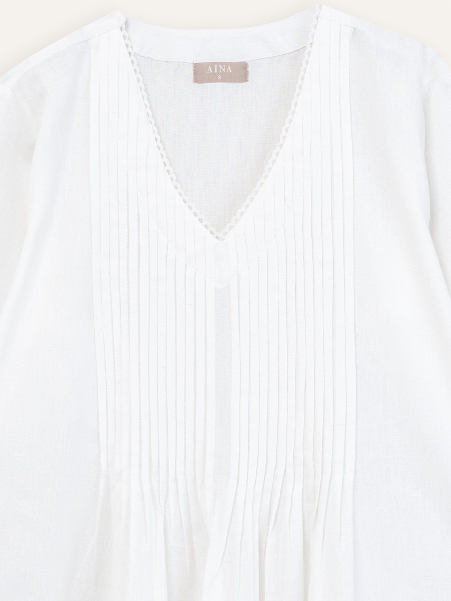 Hansika Cotton Flax Embroidered A - Line Kurta - AINA