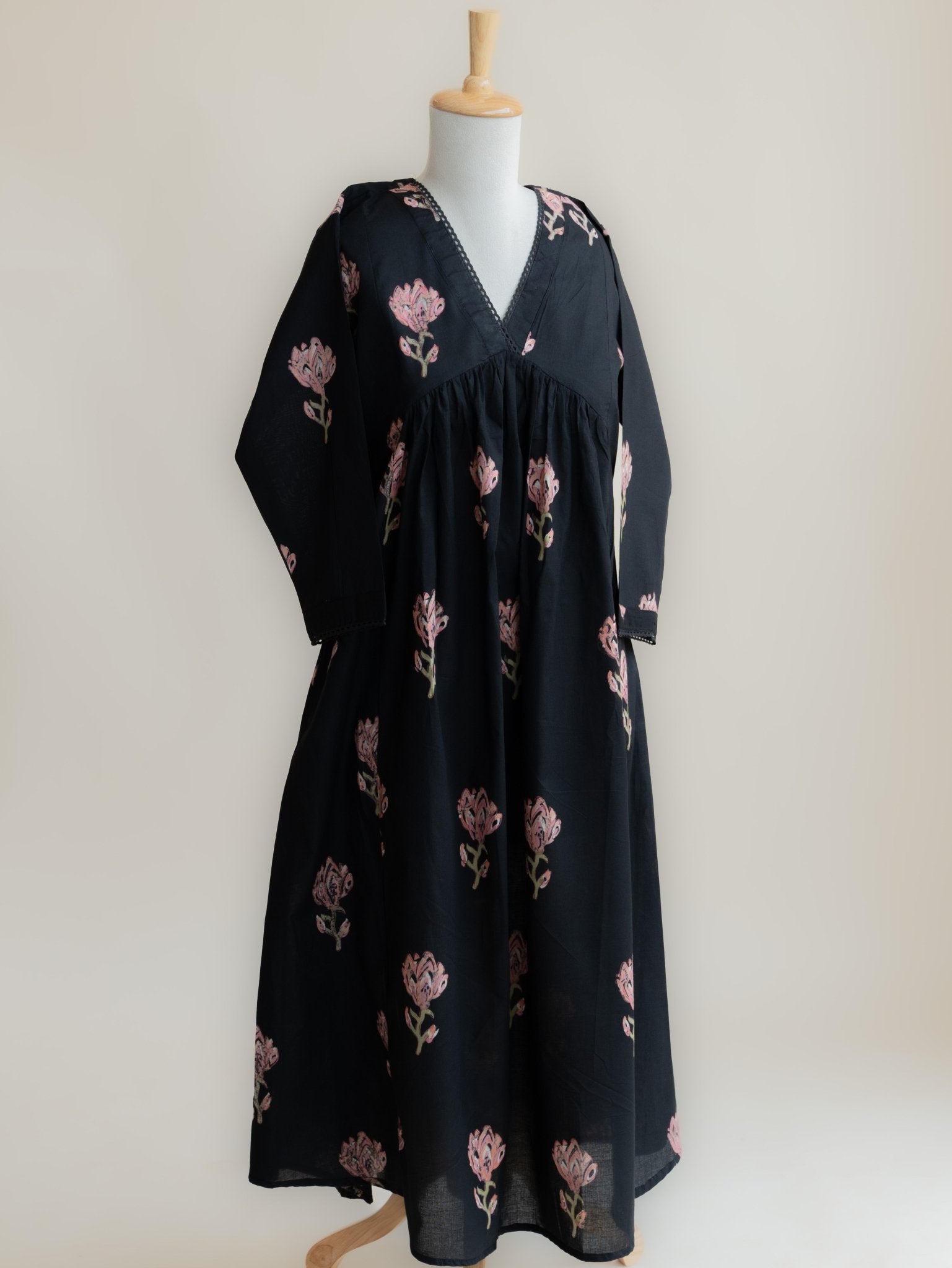 Harmiya Cotton Block Printed A - Line Suit Set - AINA