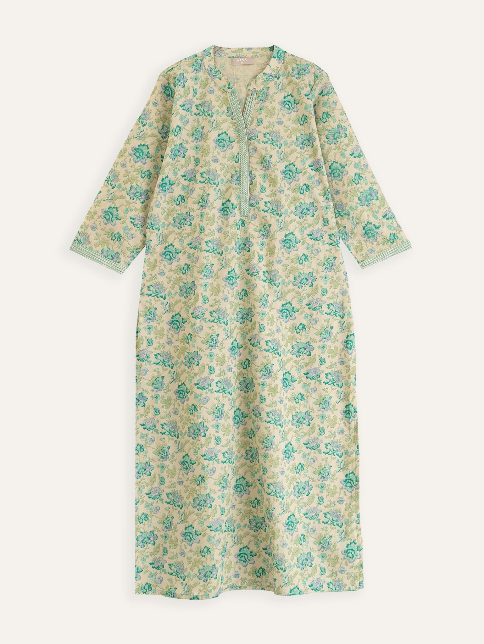 Hasvika Cotton Printed Straight Kurta - AINA