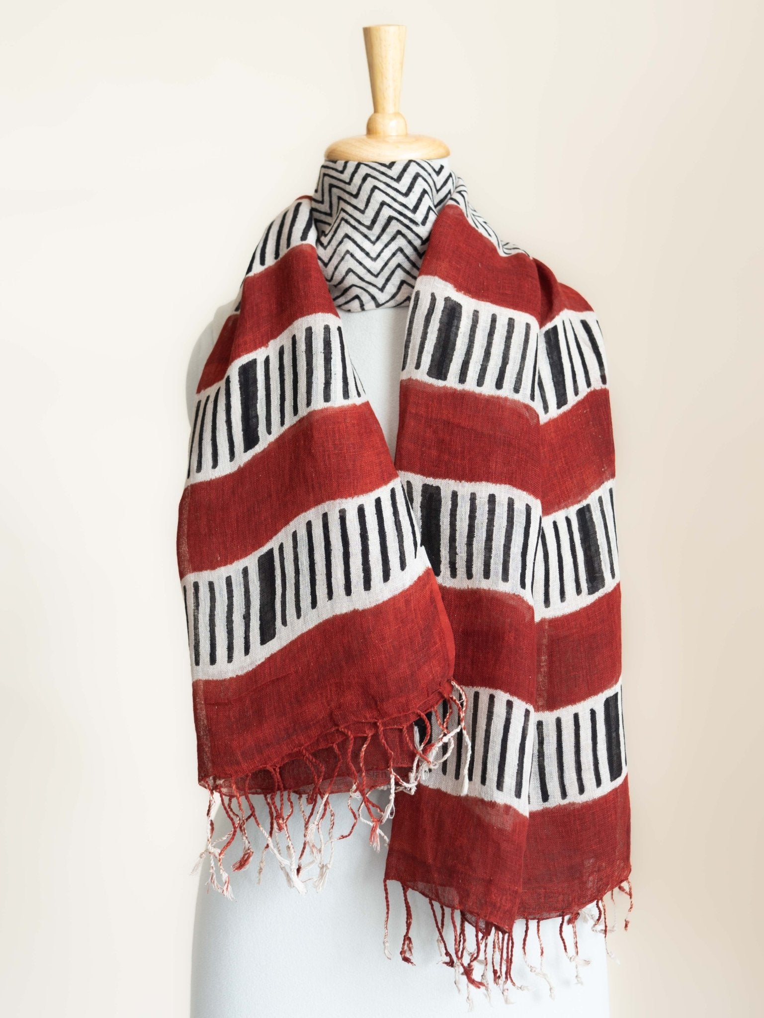 Hina Linen Printed Dupatta - AINA
