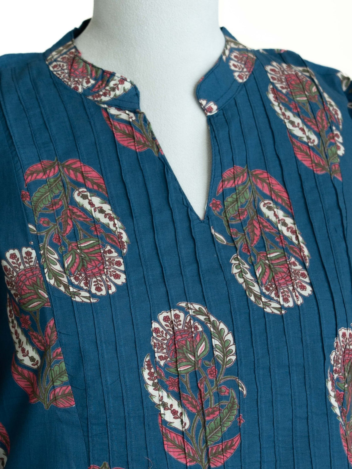 Ivara Cotton Printed A-Line Kurta - AINA