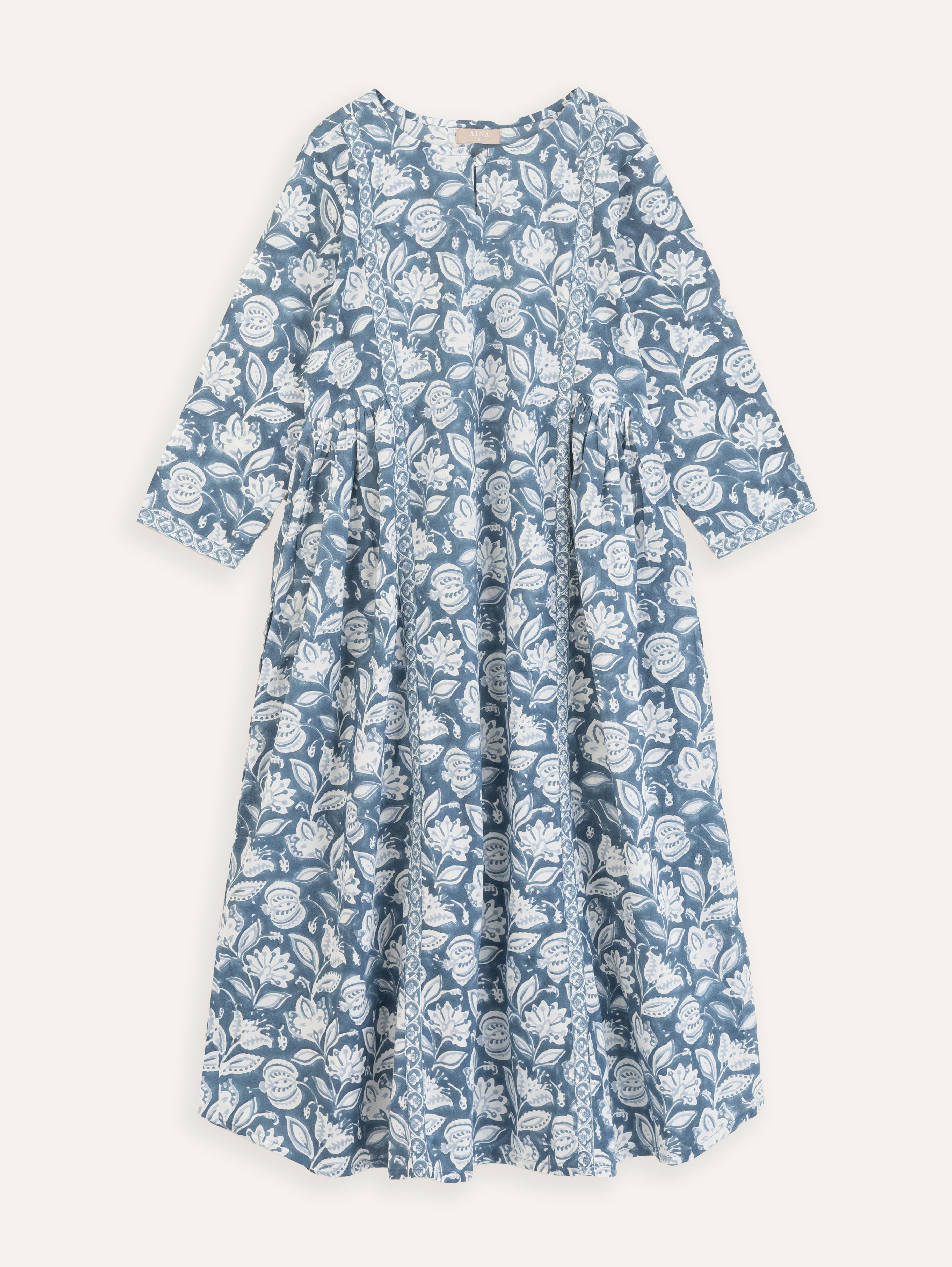 Jhansi Cotton Block Printed A-Line Kurta