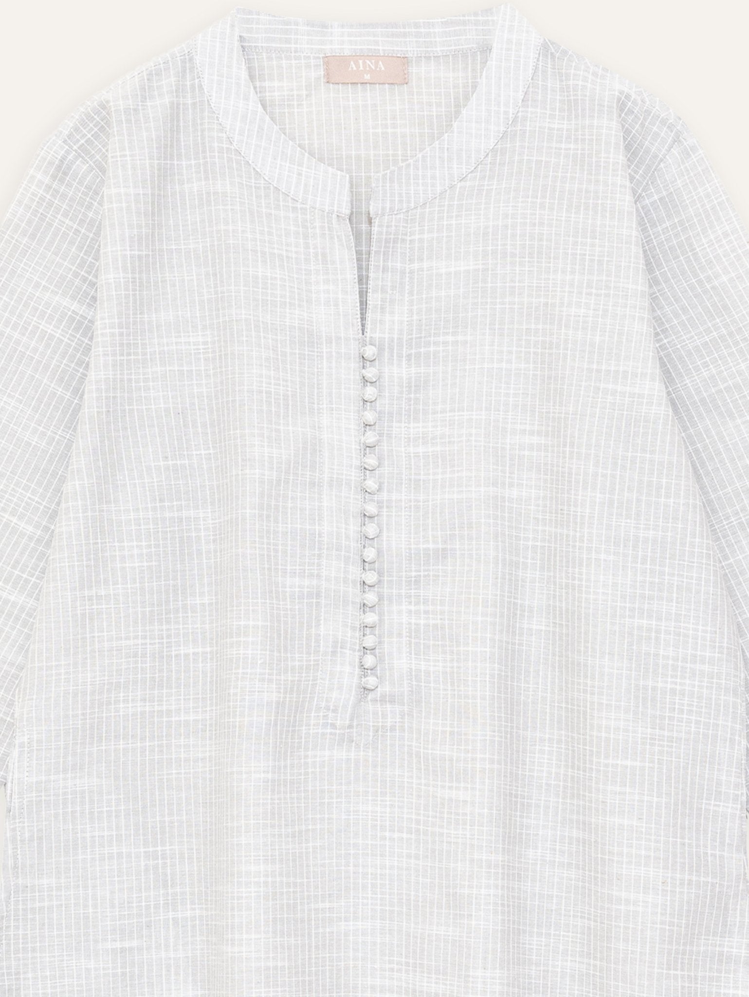 Julie Cotton Handloom Embroidered Straight Kurta - AINA