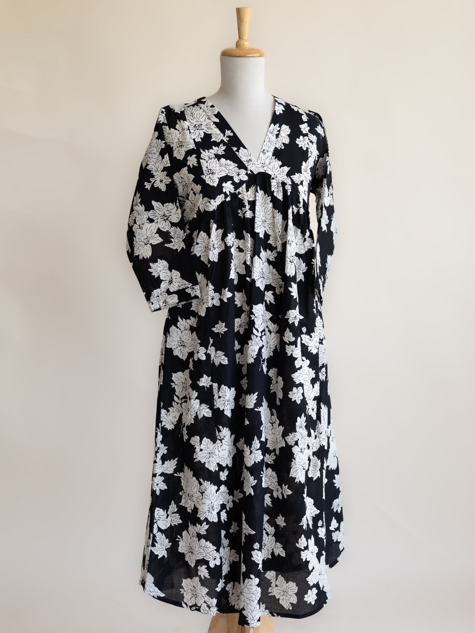 Kaira Cotton Printed A - Line Kurta - AINA