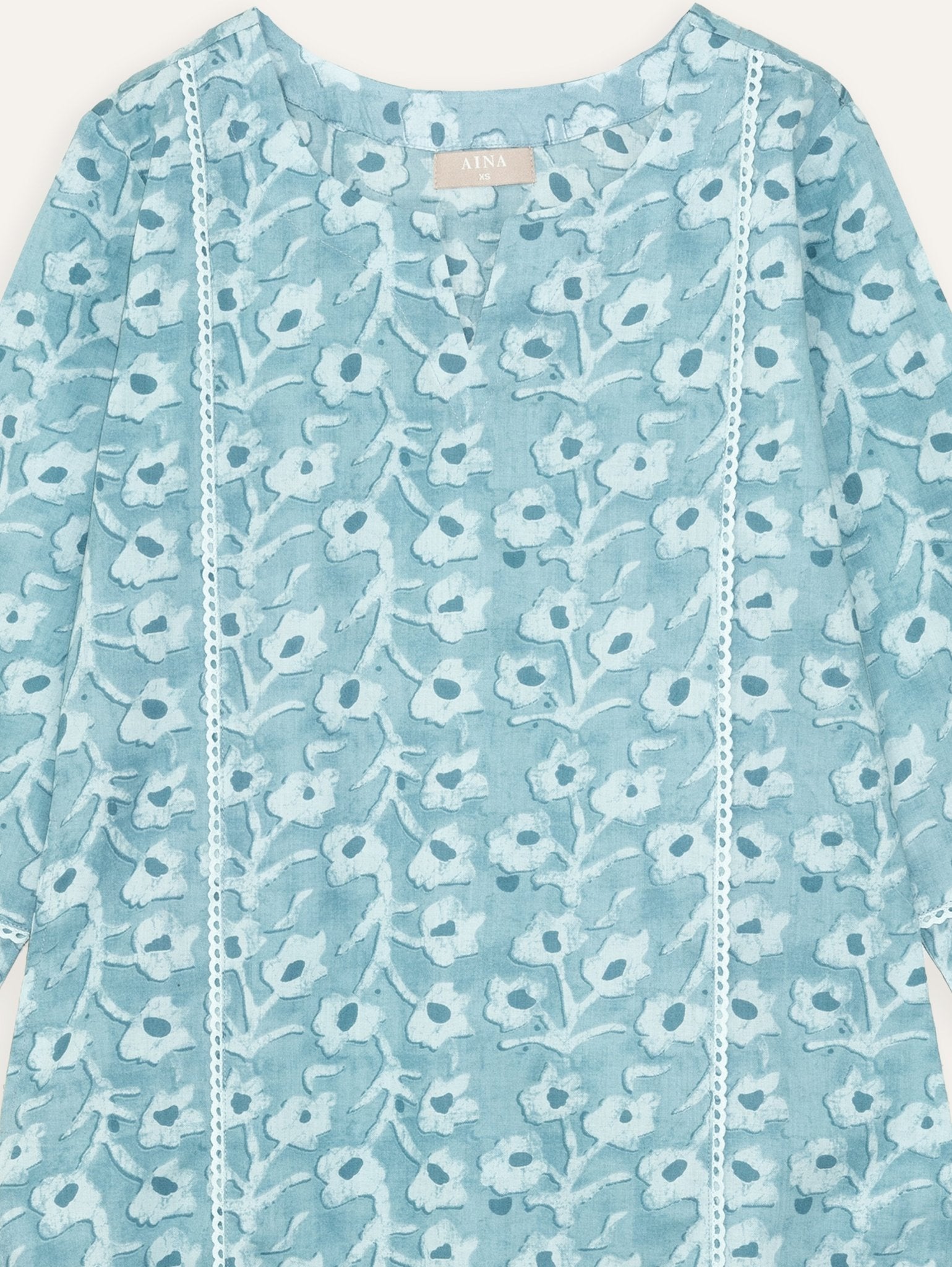Kusum Cotton Digital Printed Straight Kurta - AINA