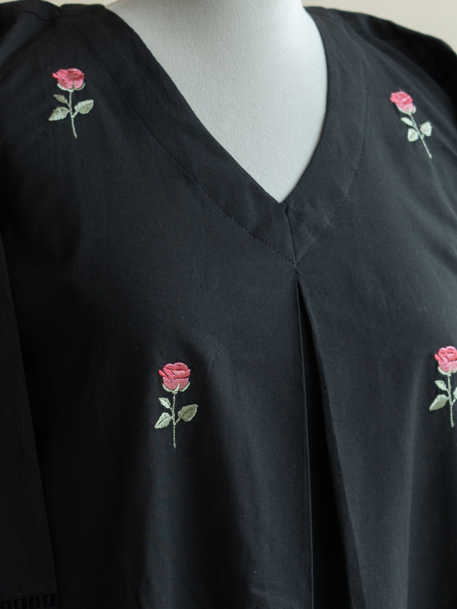Lanika Cotton Embroidered A - Line Kurta - AINA