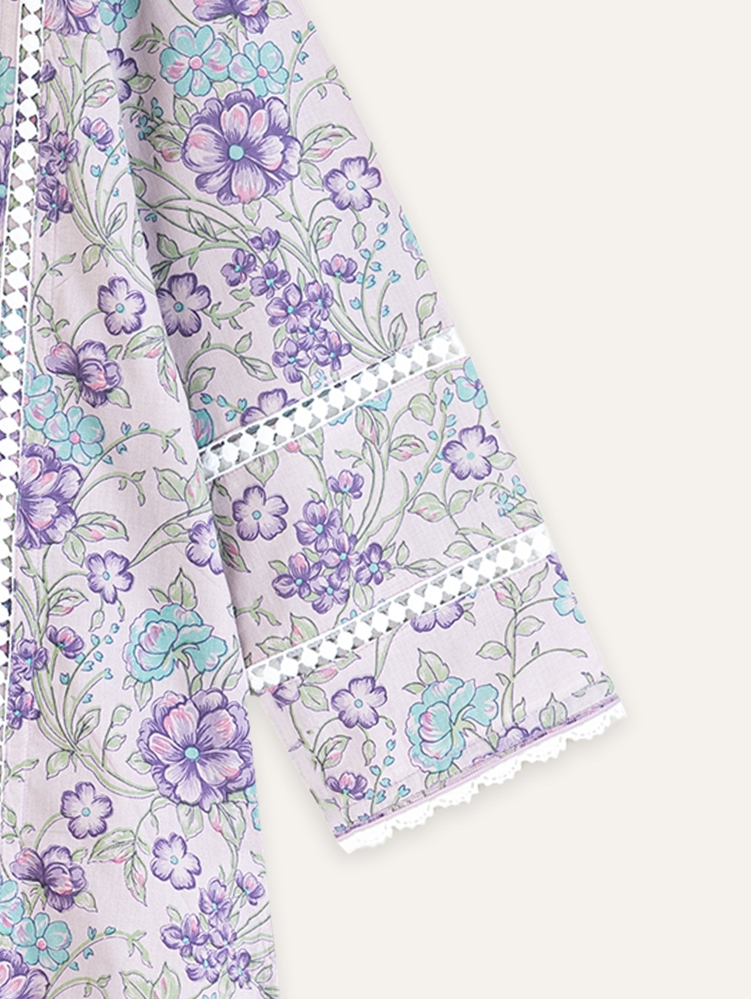 Lena Cotton Printed Straight Kurta - AINA