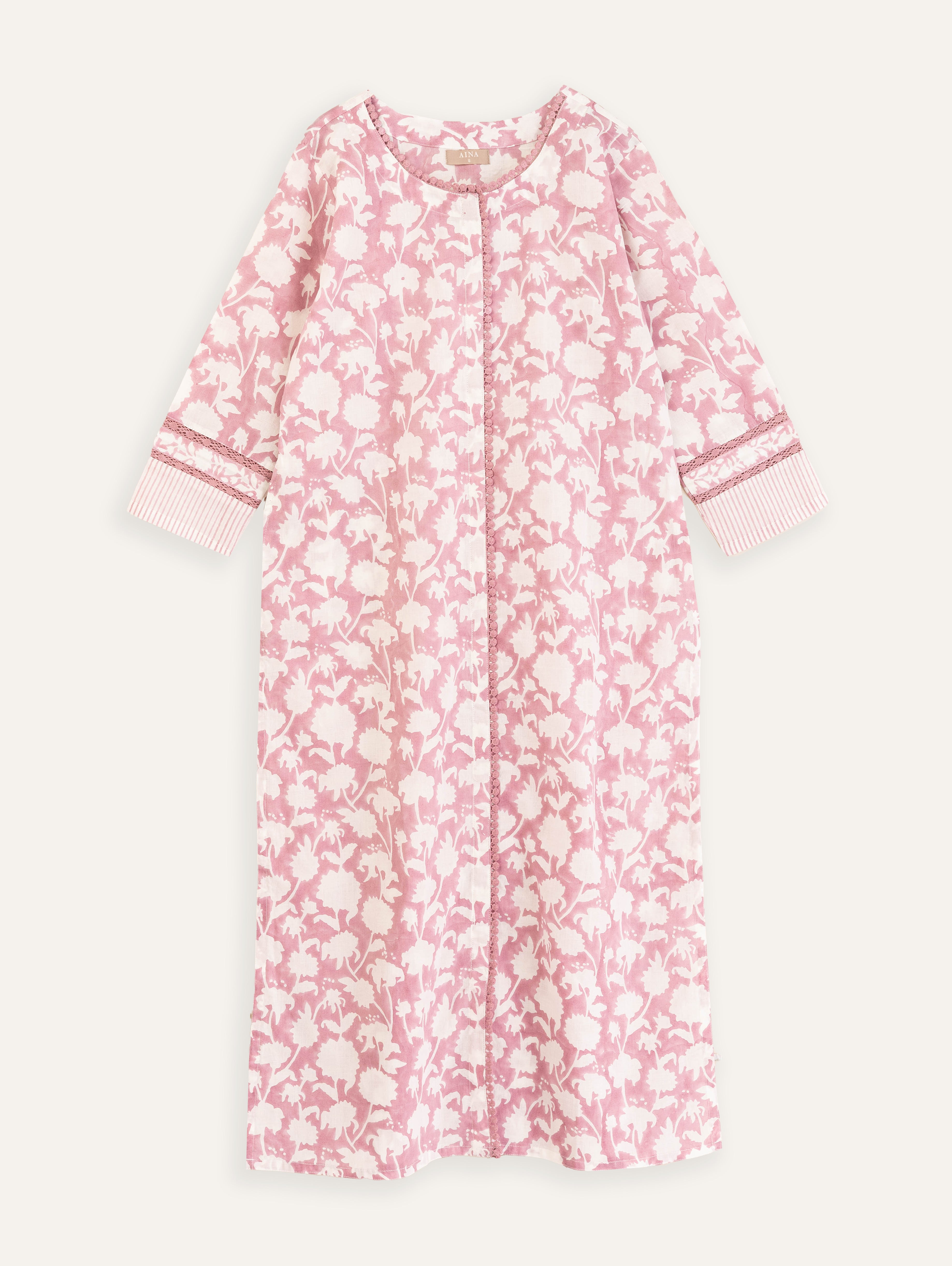 Adra Cotton Block Printed Straight Kurta