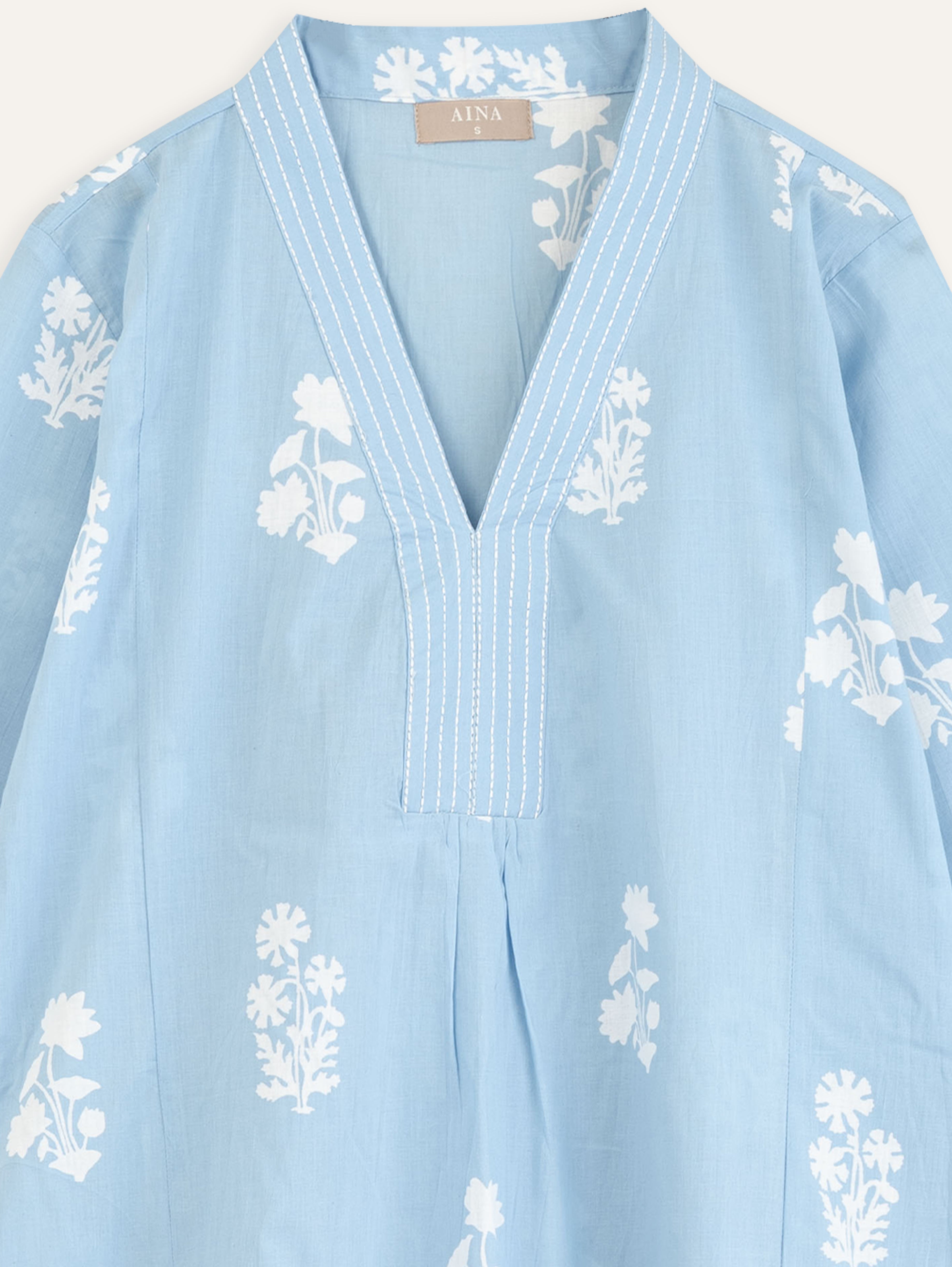Jiya Cotton Block Printed A Line Kurta