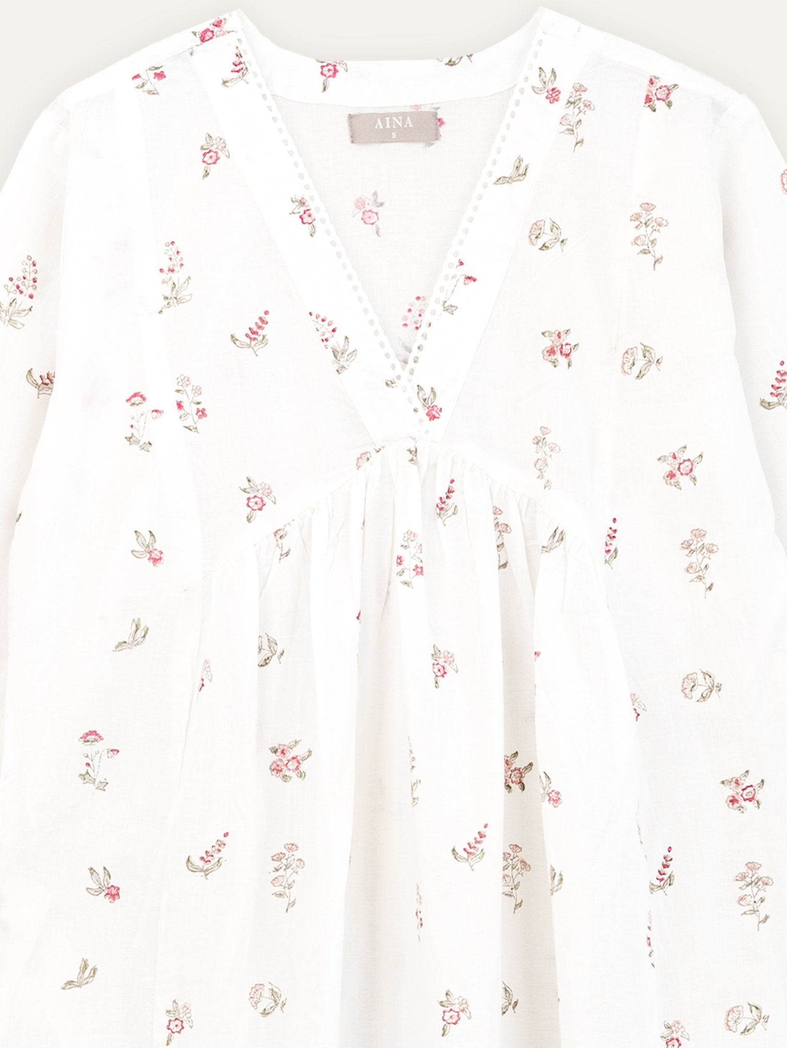 Maanvi Cotton Block Printed A - Line Kurta - AINA
