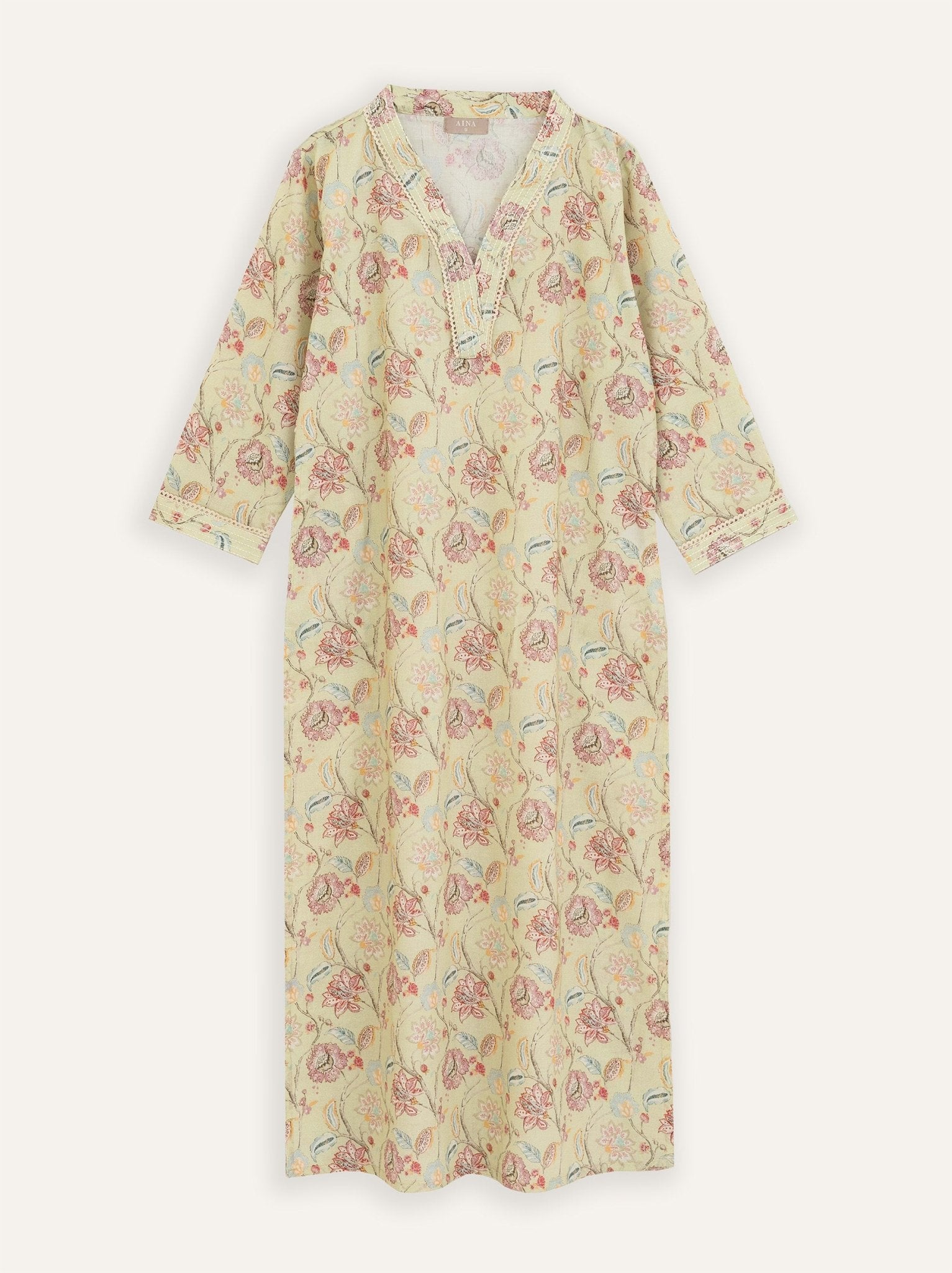 Madhvi Cotton Digital Print Straight Kurta - AINA